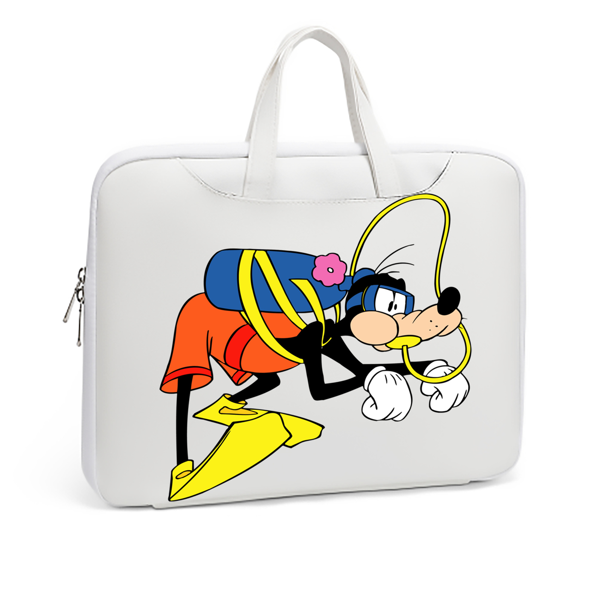 ミッキーマウス Mickey Mouse レザーラップトップバッグ　ノートパソコンケース