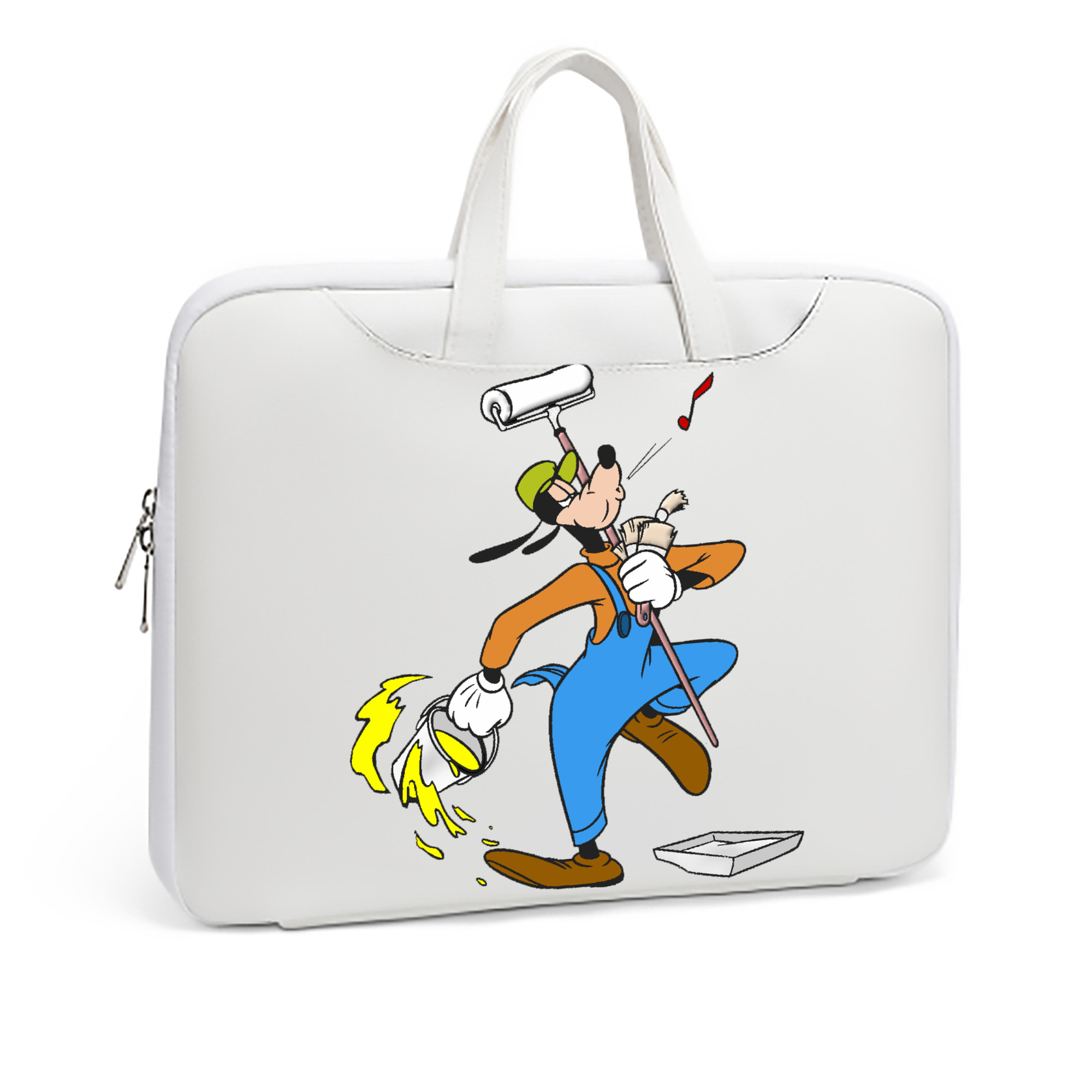 ミッキーマウス Mickey Mouse レザーラップトップバッグ　ノートパソコンケース