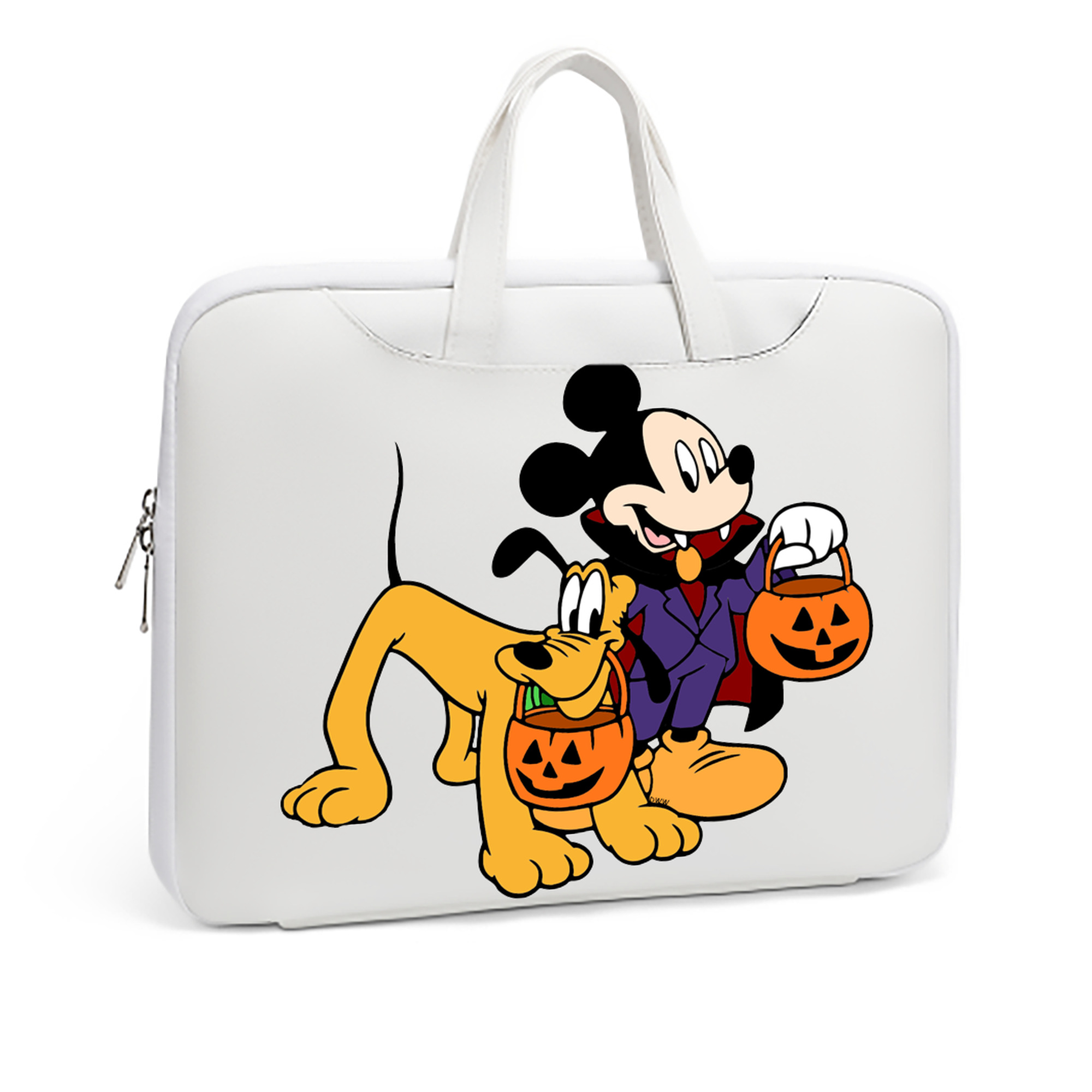 ミッキーマウス Mickey Mouse レザーラップトップバッグ　ノートパソコンケース