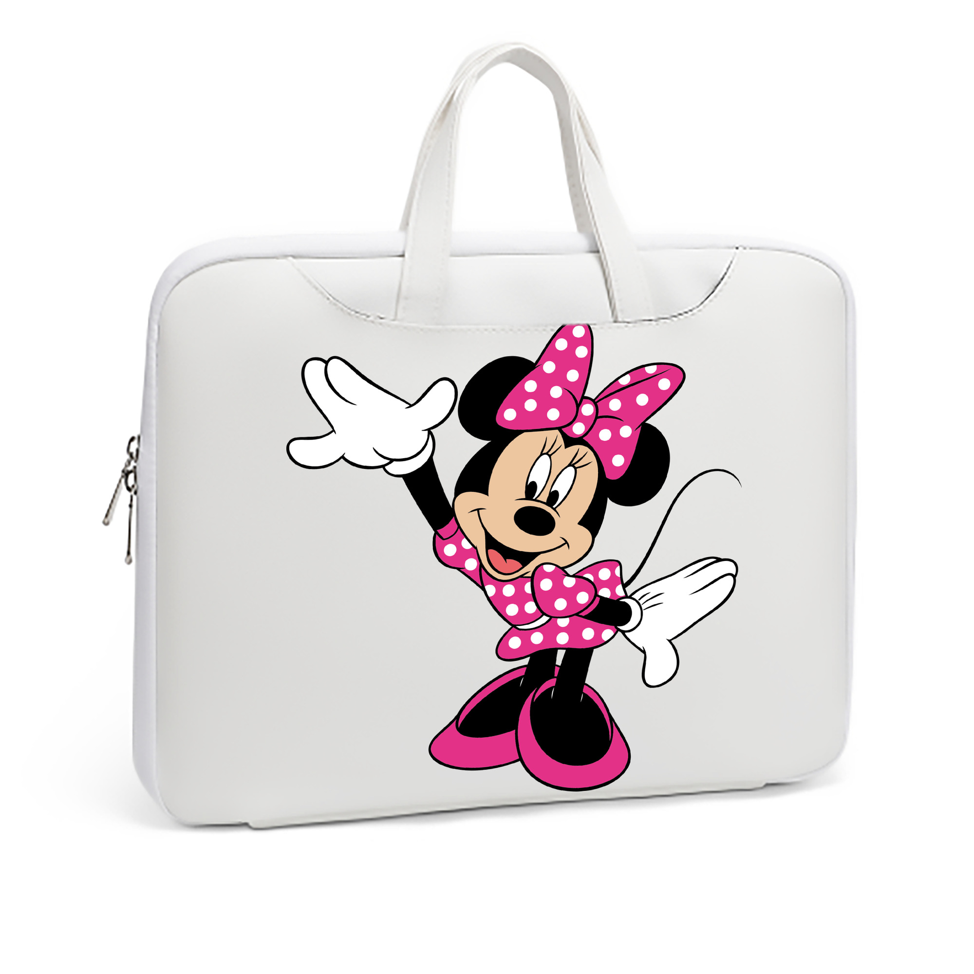 ミッキーマウス Mickey Mouse レザーラップトップバッグ　ノートパソコンケース