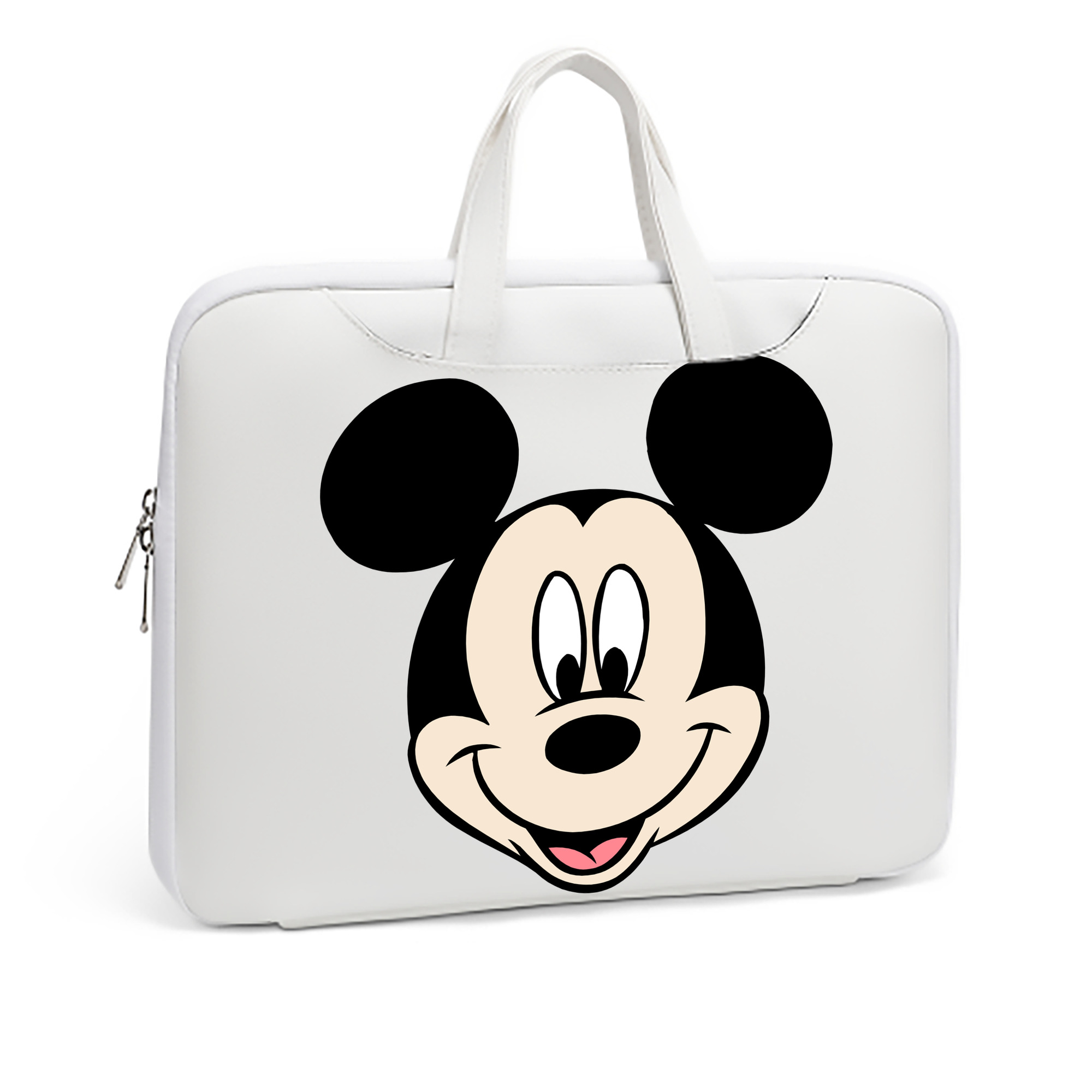 ミッキーマウス Mickey Mouse レザーラップトップバッグ　ノートパソコンケース