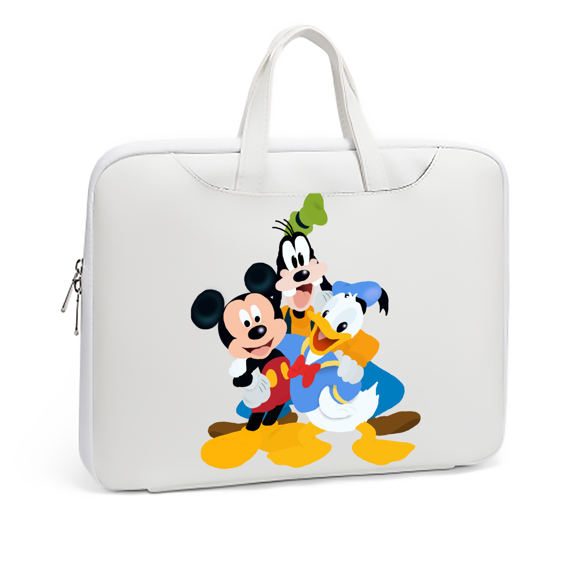 ミッキーマウス Mickey Mouse レザーラップトップバッグ　ノートパソコンケース