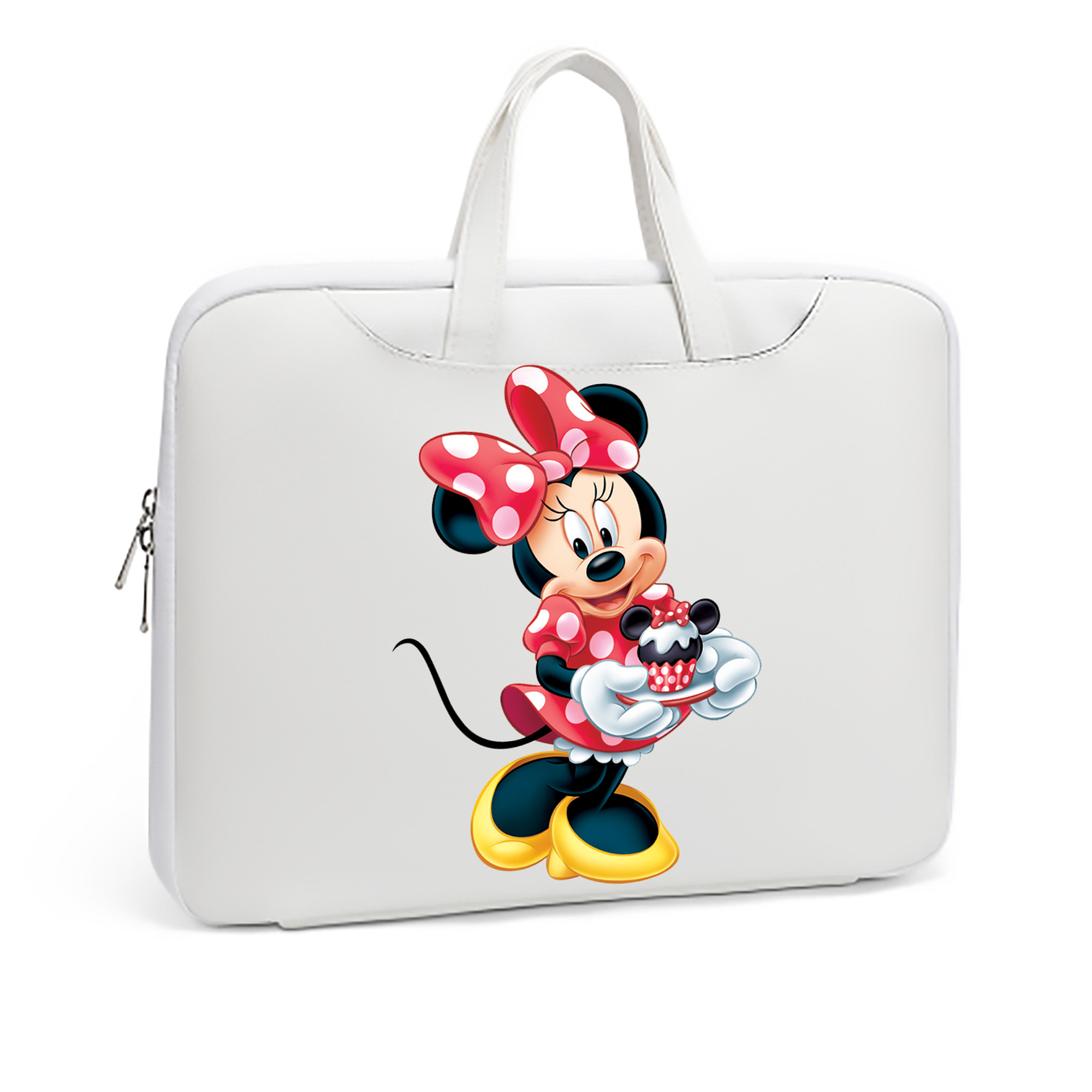 ミッキーマウス Mickey Mouse レザーラップトップバッグ　ノートパソコンケース