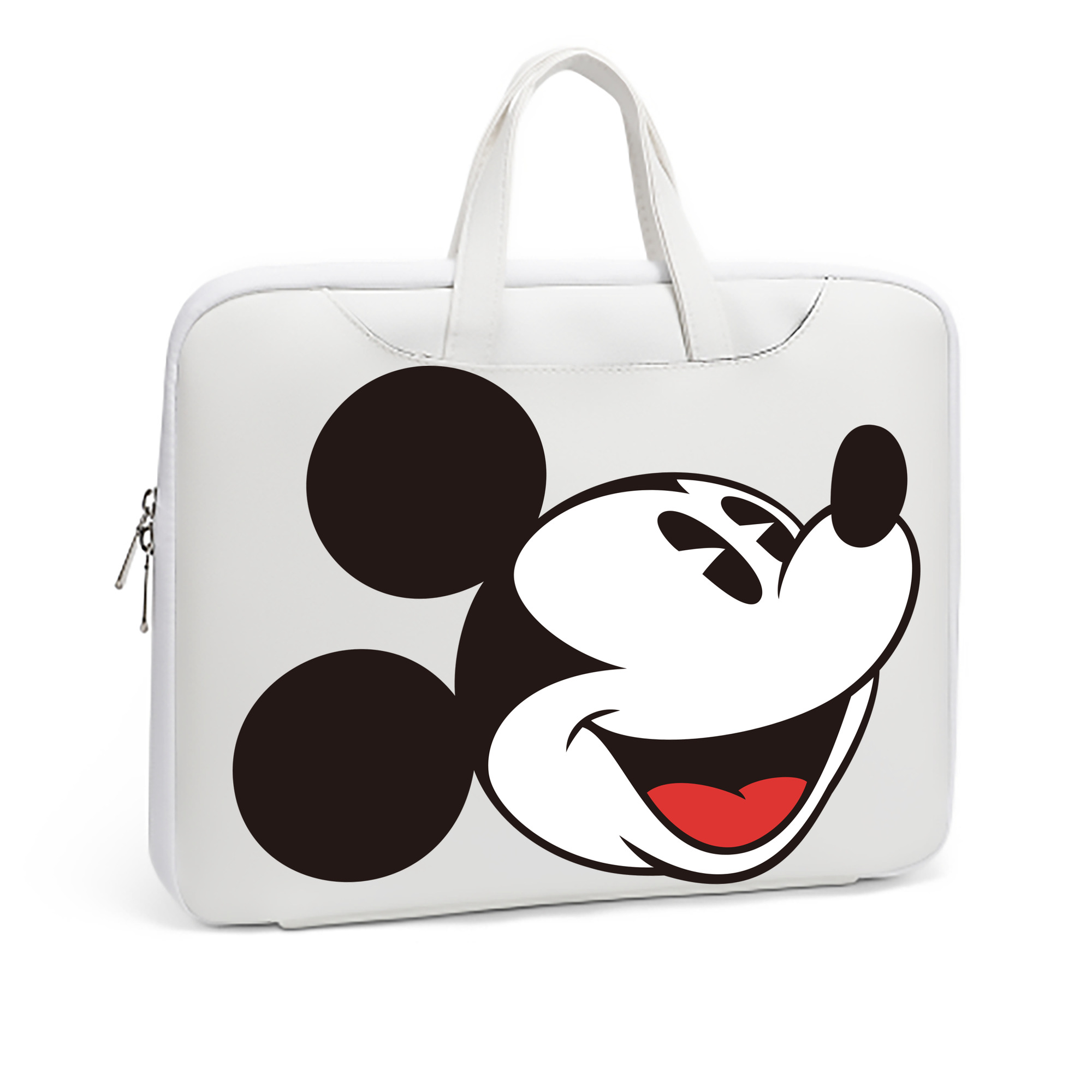ミッキーマウス Mickey Mouse レザーラップトップバッグ　ノートパソコンケース