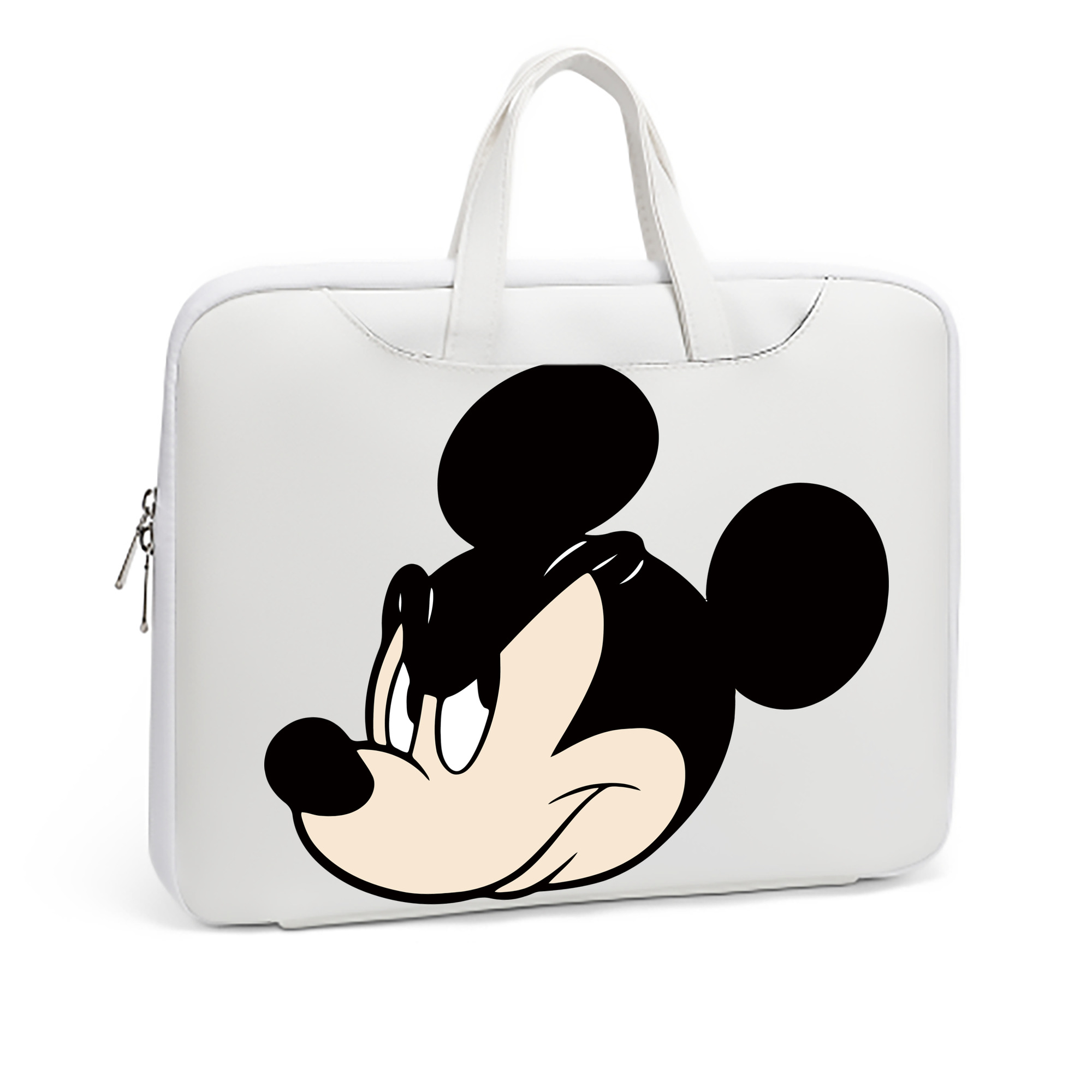 ミッキーマウス Mickey Mouse レザーラップトップバッグ　ノートパソコンケース