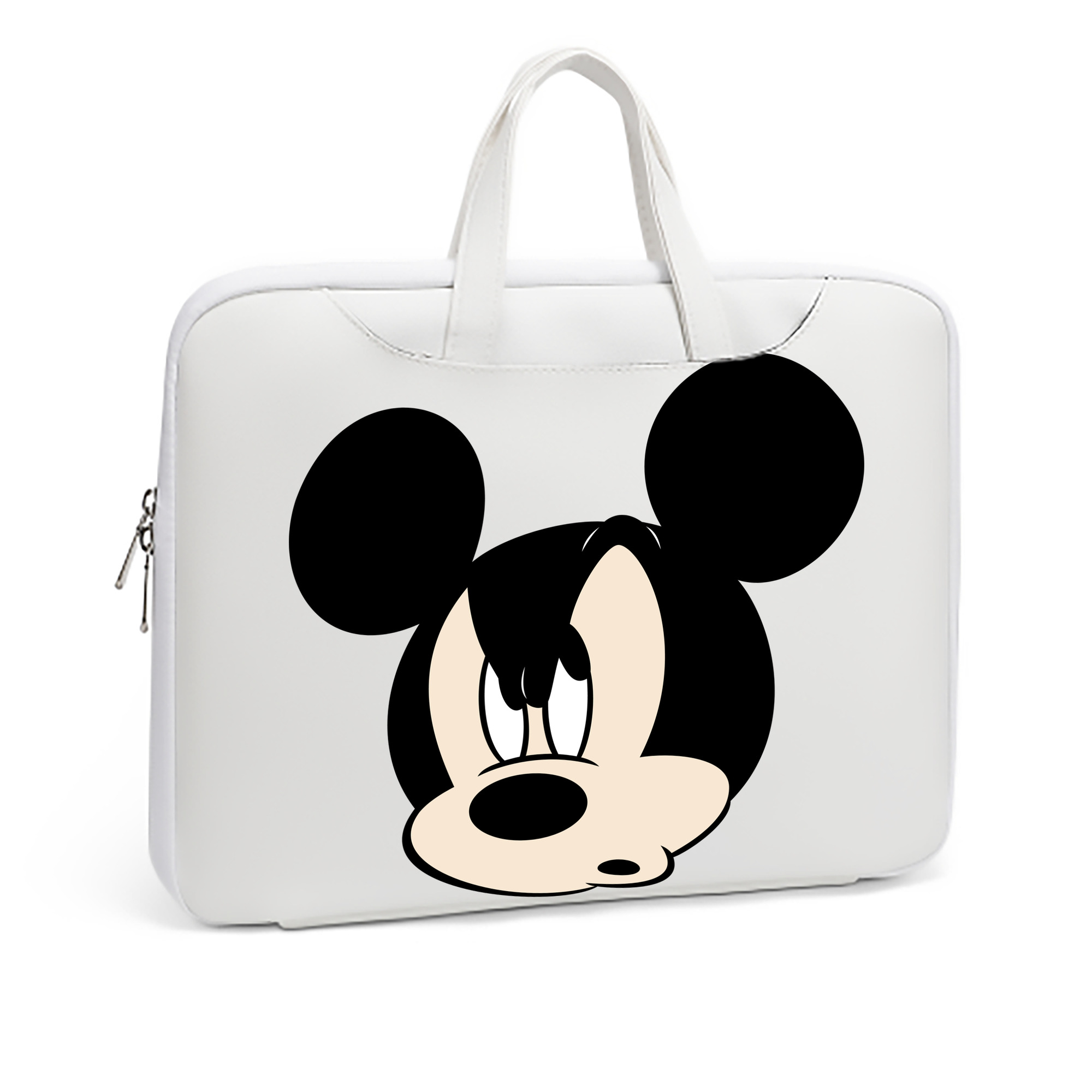 ミッキーマウス Mickey Mouse レザーラップトップバッグ　ノートパソコンケース