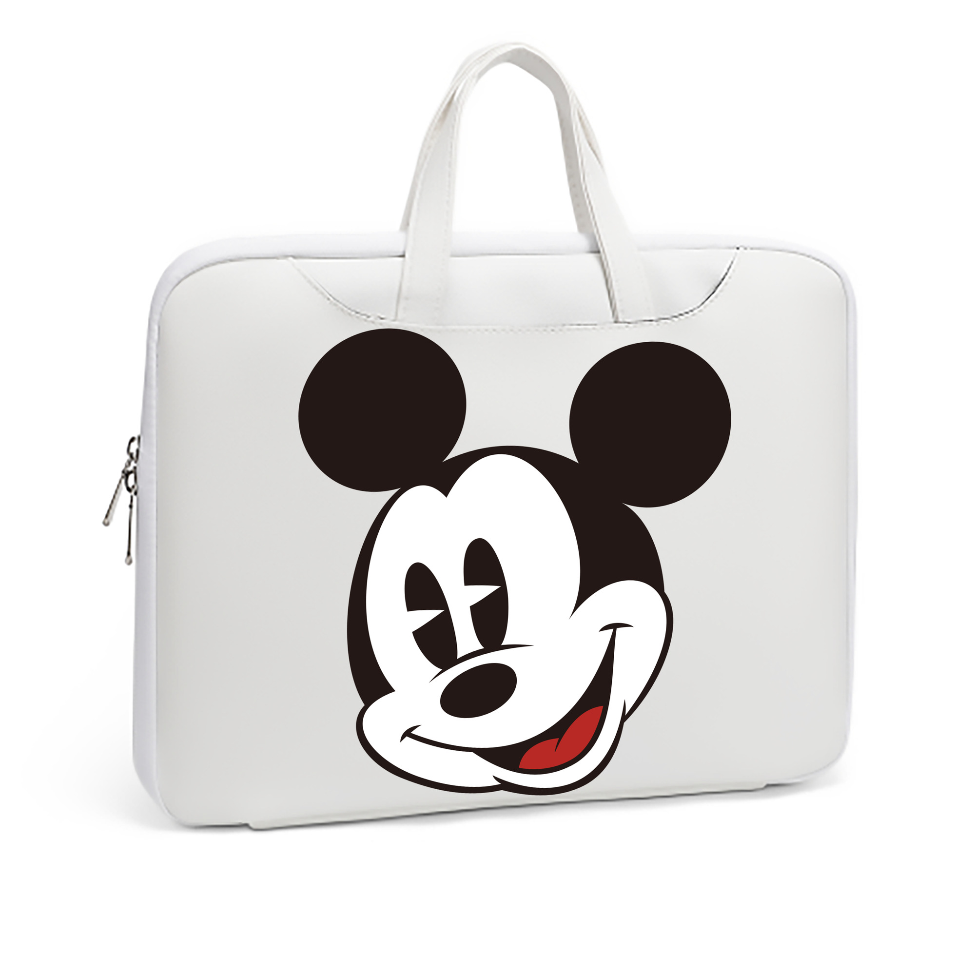 ミッキーマウス Mickey Mouse レザーラップトップバッグ　ノートパソコンケース