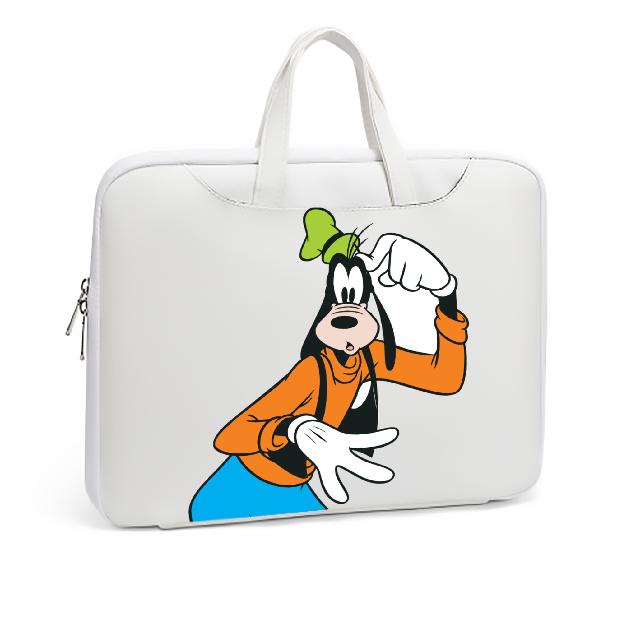 （画像用） ミッキーマウス Mickey Mouse レザーラップトップバッグ　ノートパソコンケース