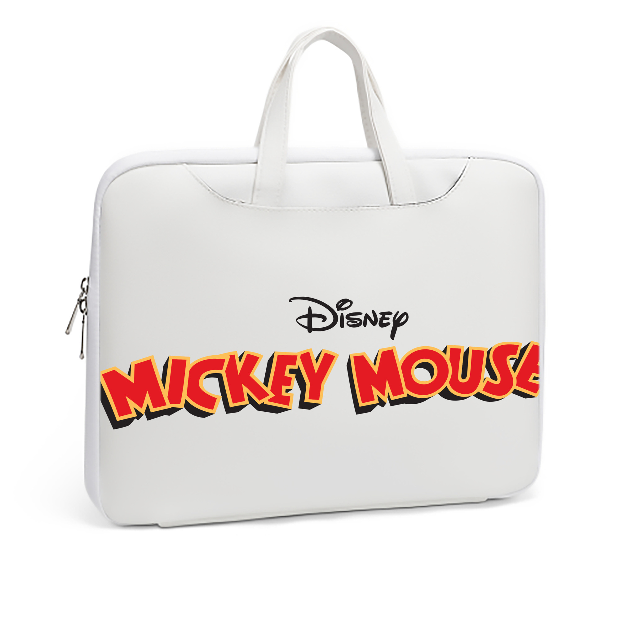 ミッキーマウス Mickey Mouse レザーラップトップバッグ　ノートパソコンケース