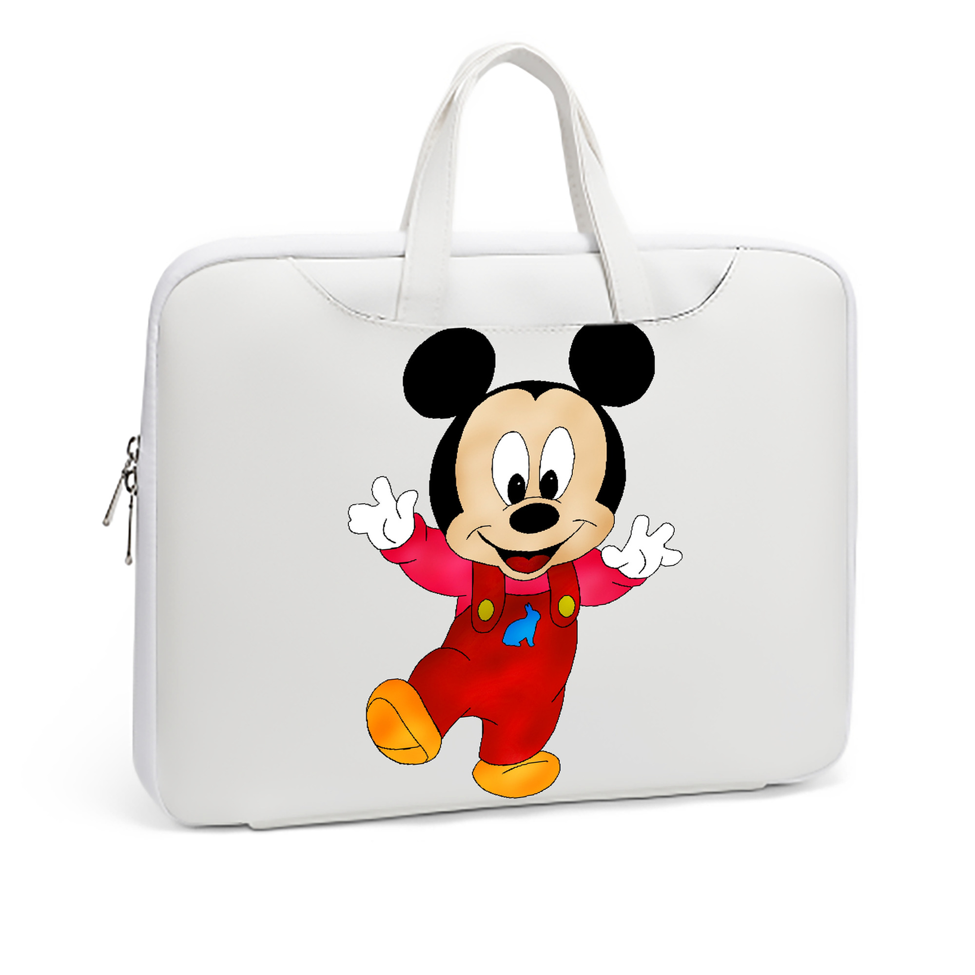 ミッキーマウス Mickey Mouse レザーラップトップバッグ　ノートパソコンケース