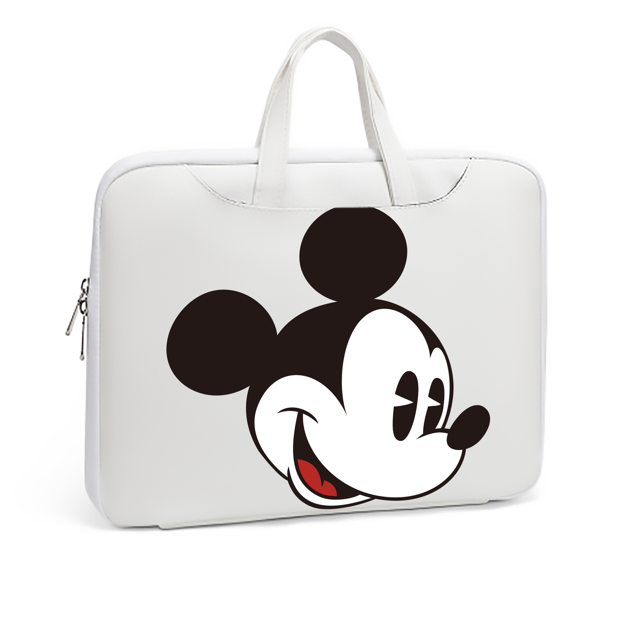 ミッキーマウス Mickey Mouse レザーラップトップバッグ　ノートパソコンケース