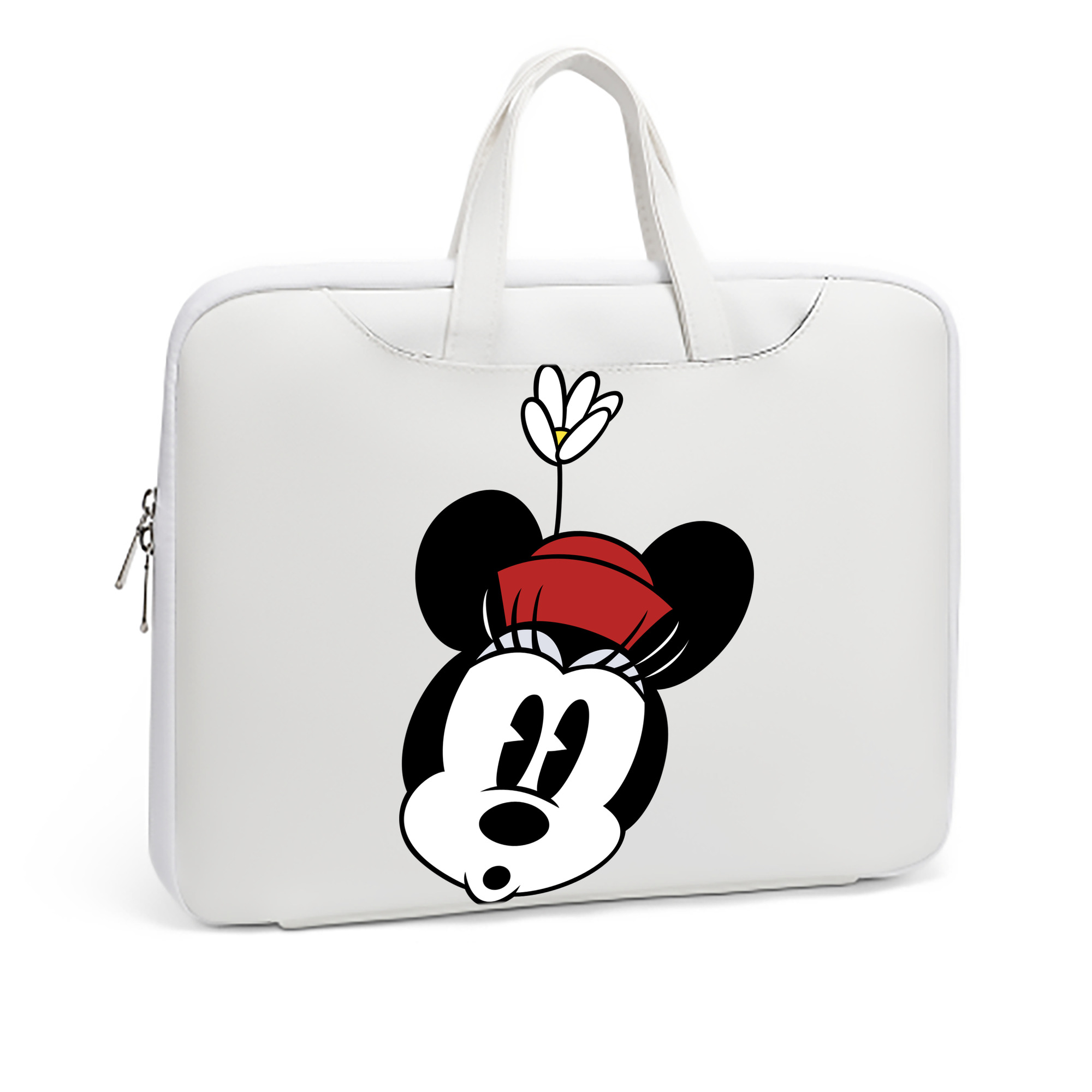 ミッキーマウス Mickey Mouse レザーラップトップバッグ　ノートパソコンケース