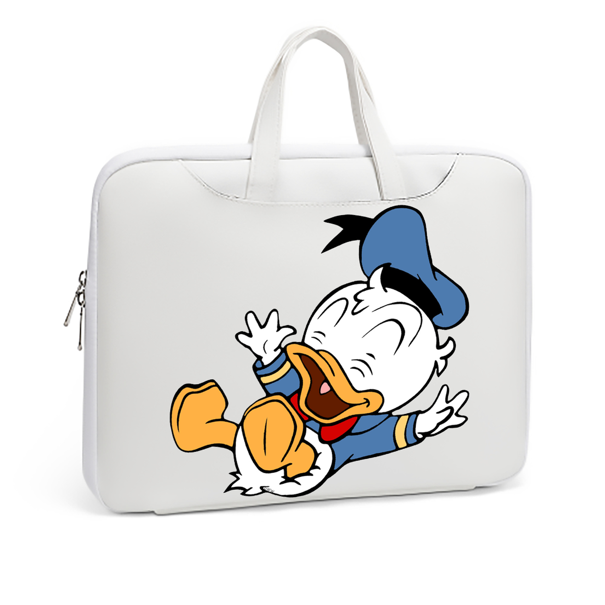 ミッキーマウス Mickey Mouse レザーラップトップバッグ　ノートパソコンケース