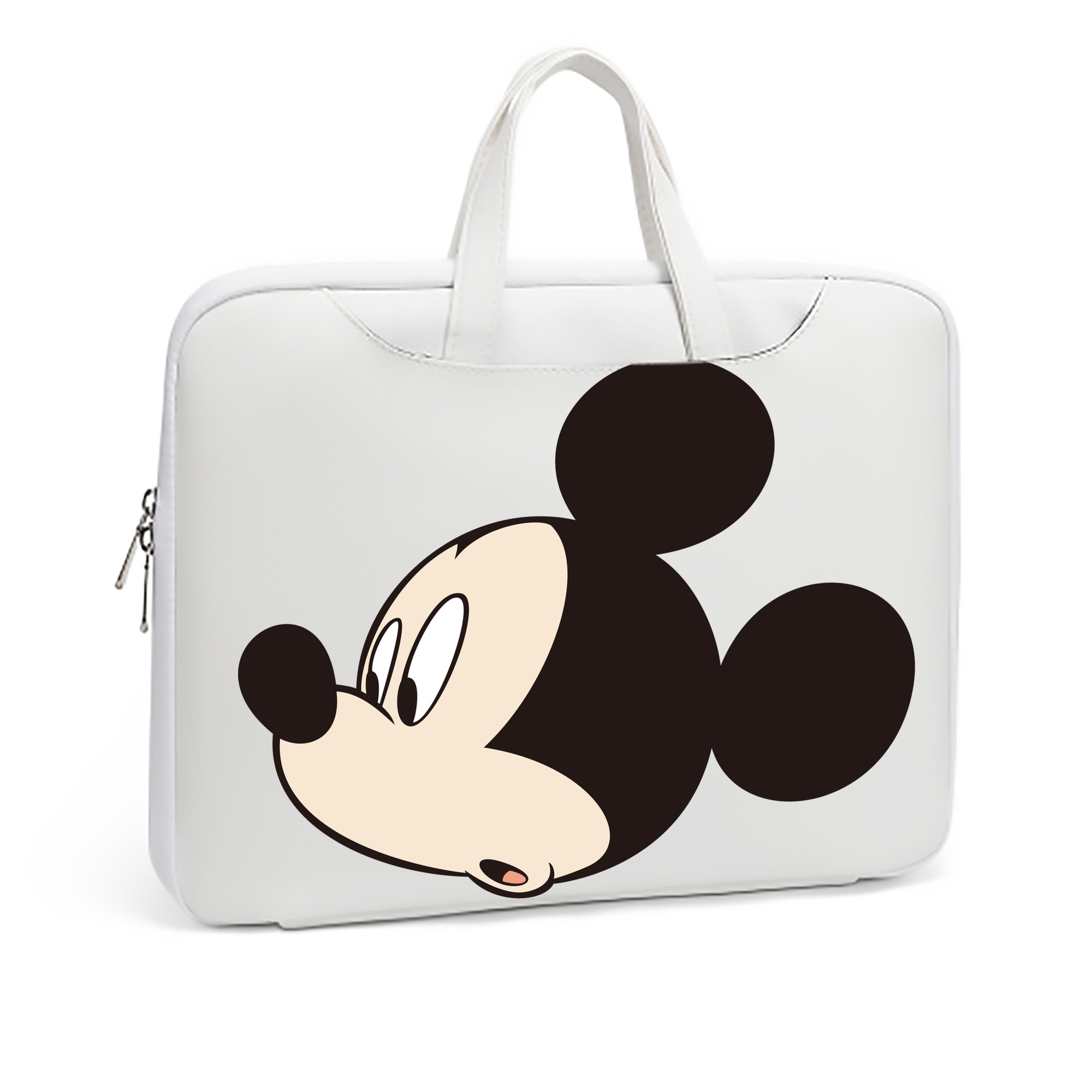 ミッキーマウス Mickey Mouse レザーラップトップバッグ　ノートパソコンケース