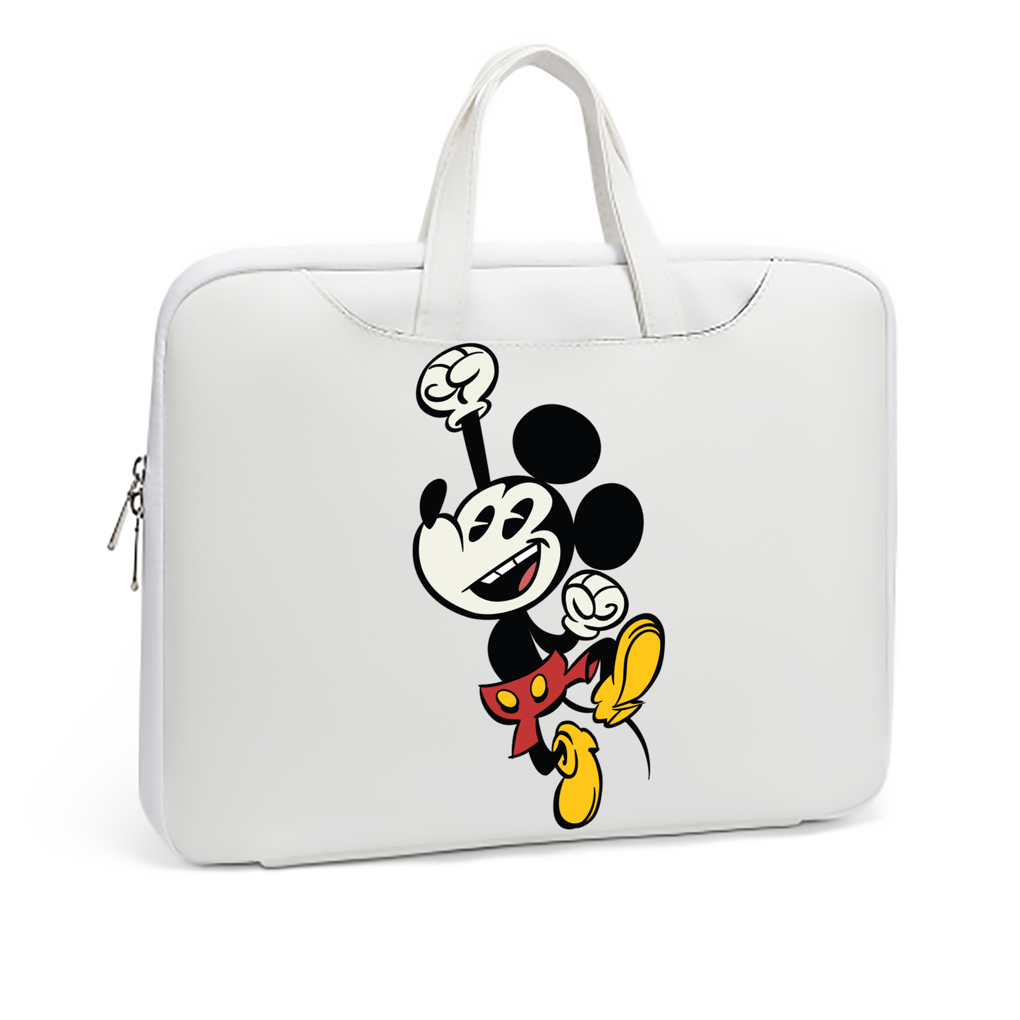 ミッキーマウス Mickey Mouse レザーラップトップバッグ　ノートパソコンケース