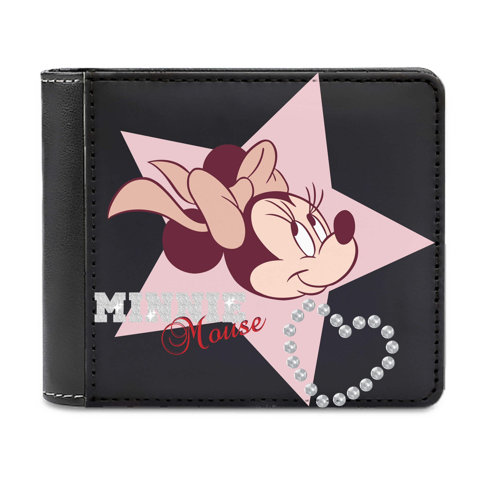 （画像用） ミッキーマウス Mickey Mouse 二つ折り革財布