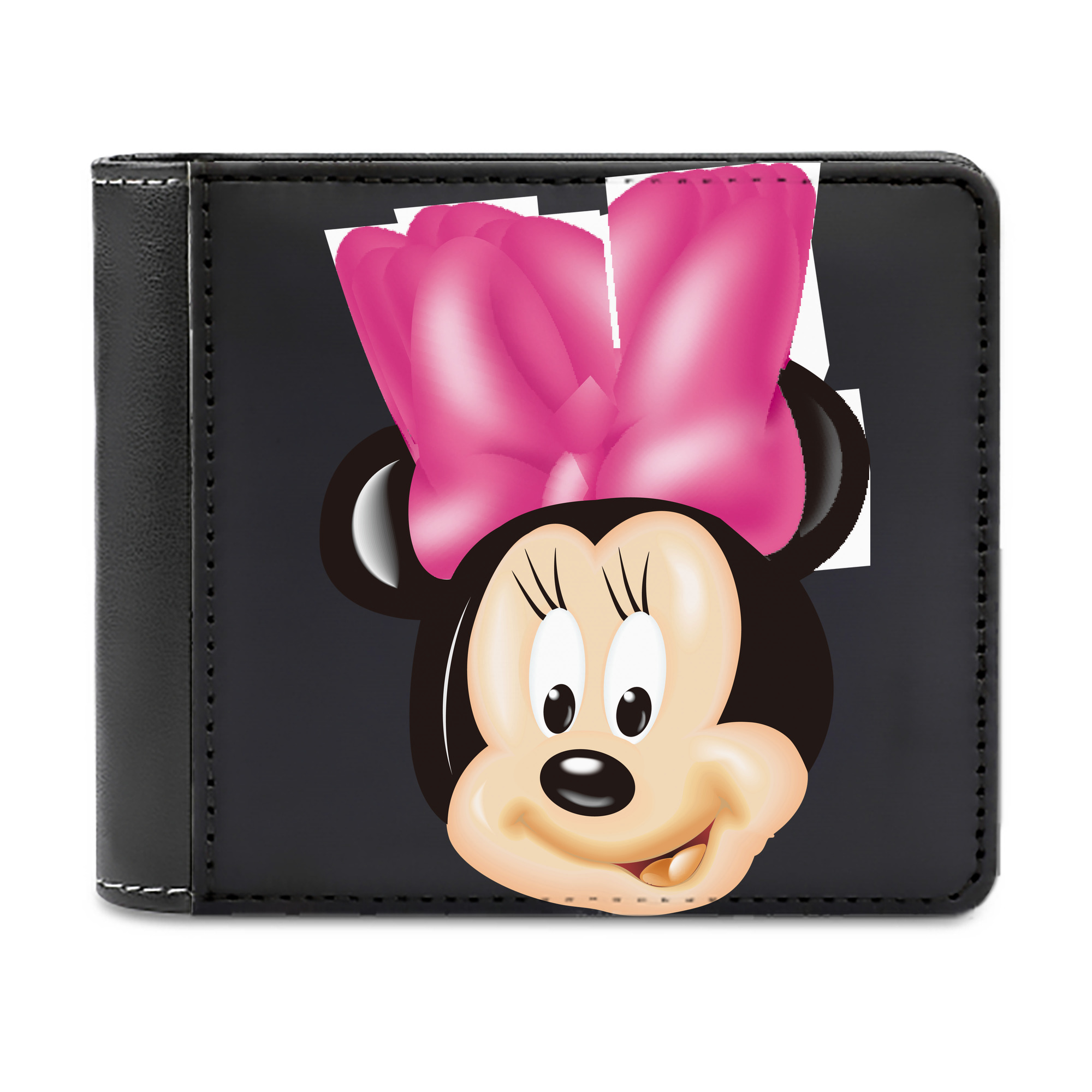 （画像用） ミッキーマウス Mickey Mouse 二つ折り革財布