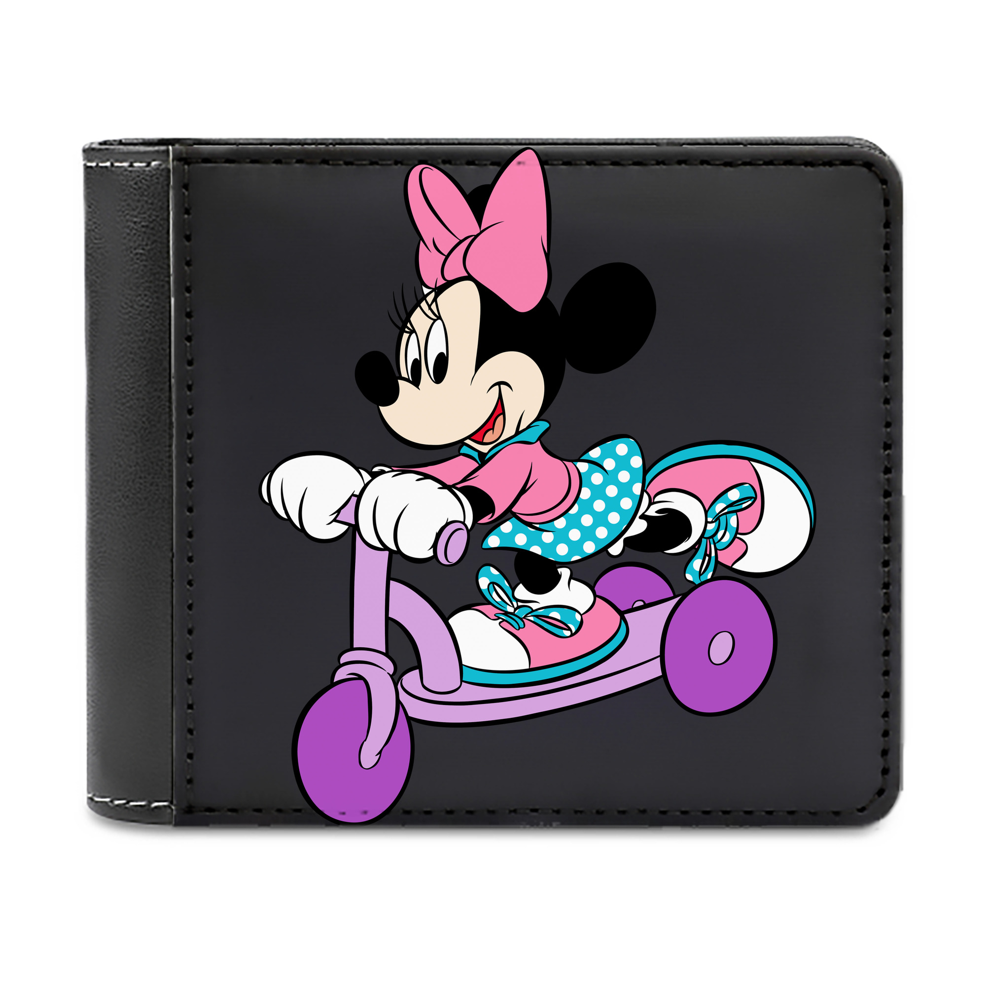 （画像用） ミッキーマウス Mickey Mouse 二つ折り革財布