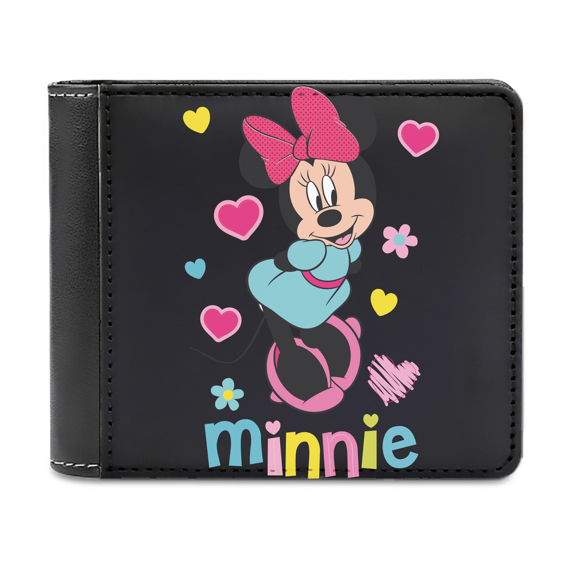 （画像用） ミッキーマウス Mickey Mouse 二つ折り革財布