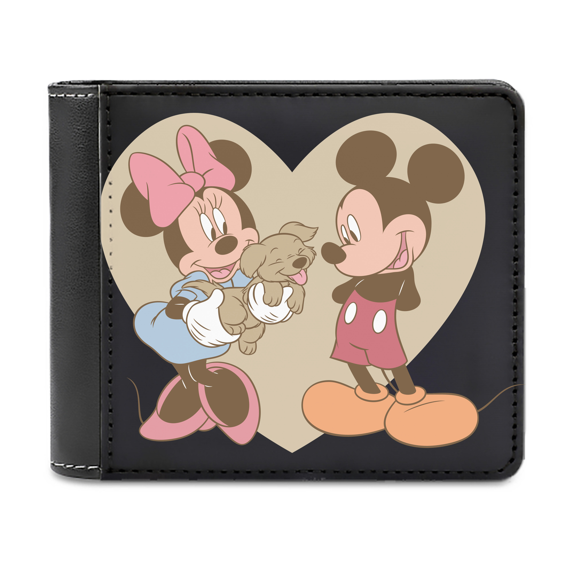 （画像用） ミッキーマウス Mickey Mouse 二つ折り革財布