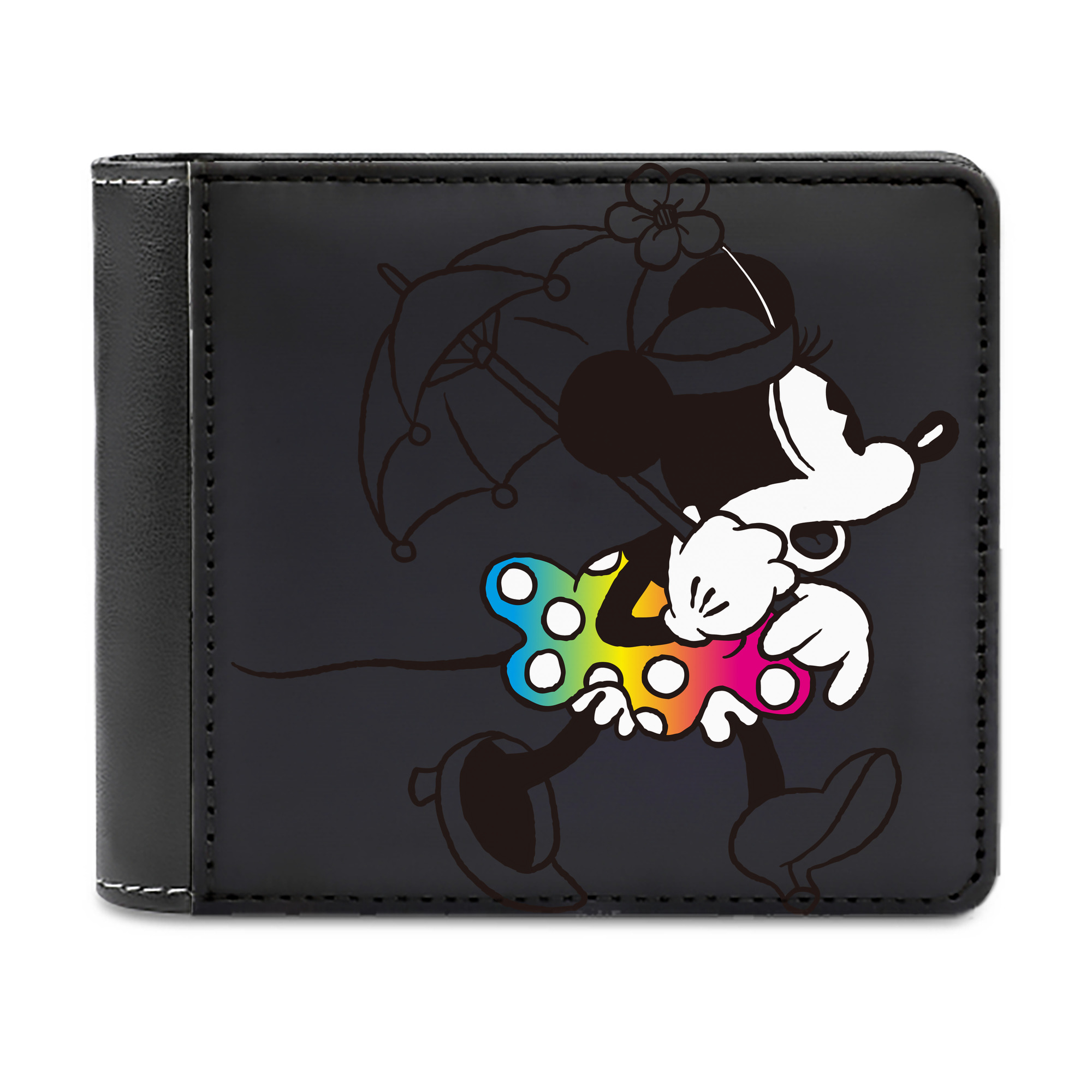 （画像用） ミッキーマウス Mickey Mouse 二つ折り革財布
