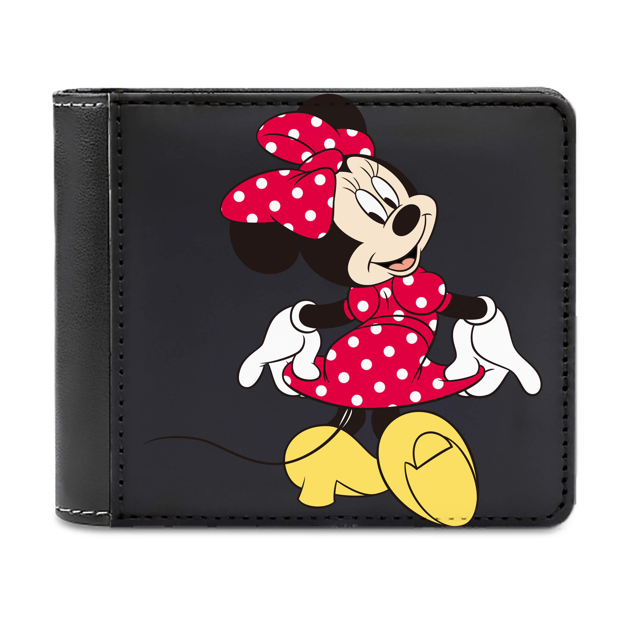 （画像用） ミッキーマウス Mickey Mouse 二つ折り革財布