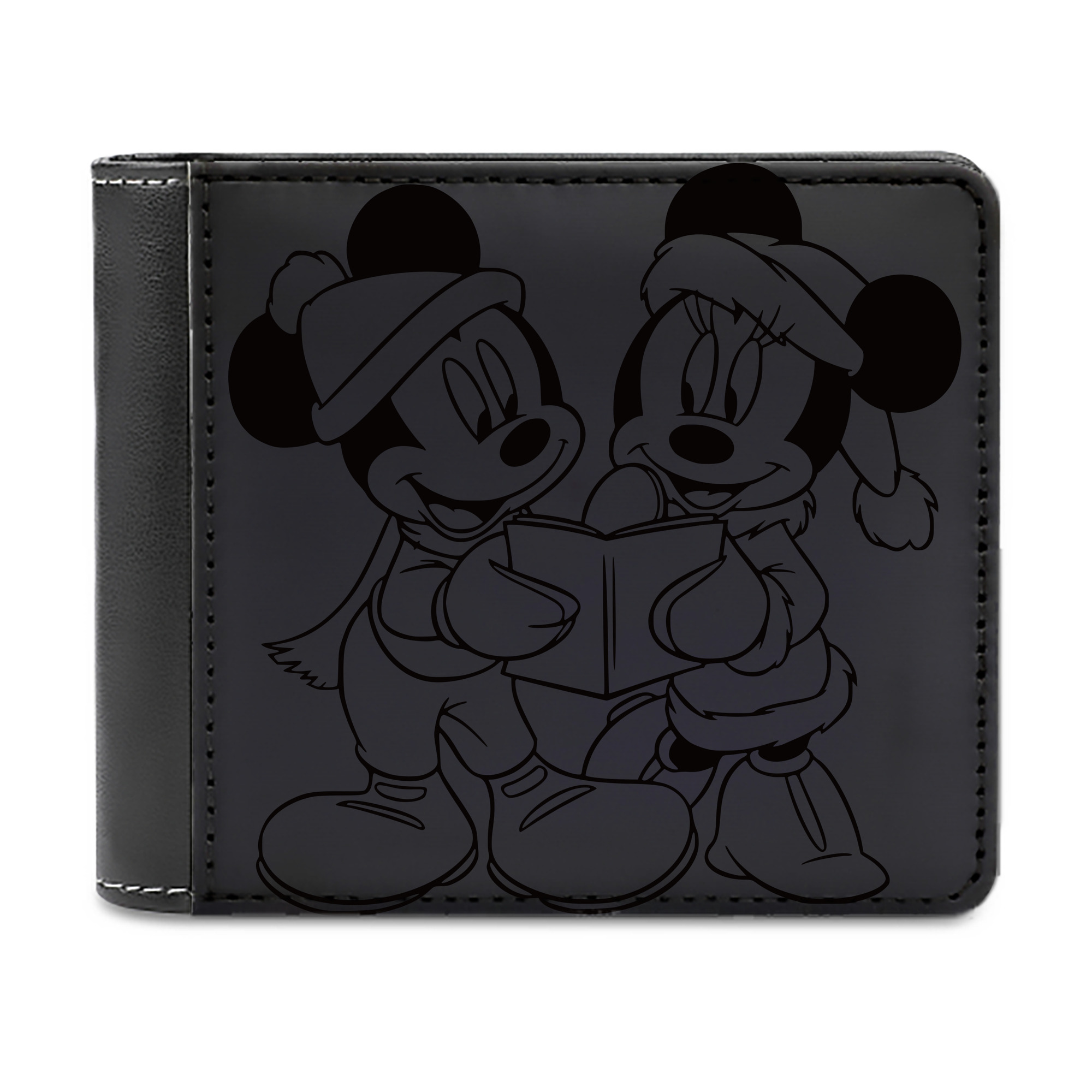 （画像用） ミッキーマウス Mickey Mouse 二つ折り革財布