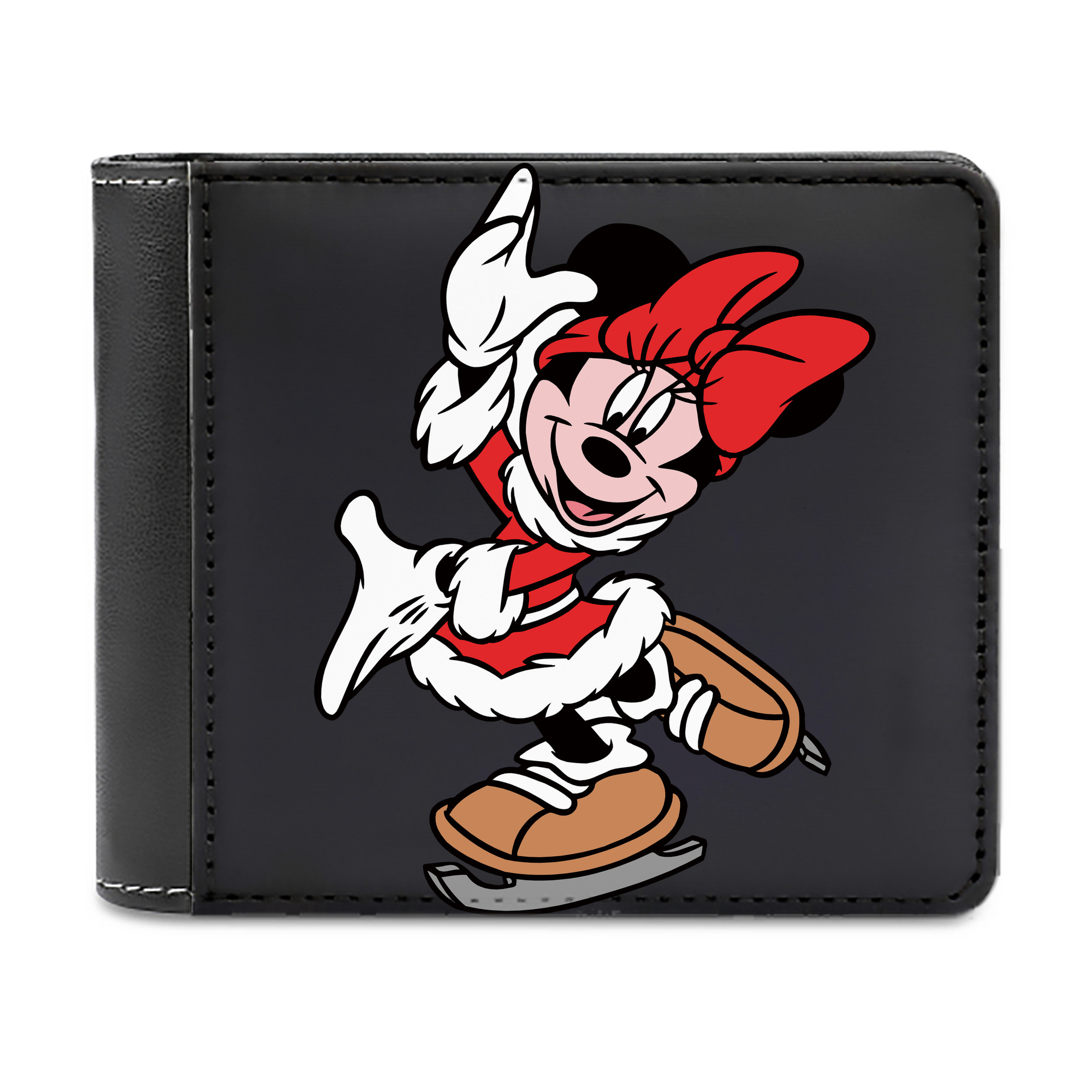 （画像用） ミッキーマウス Mickey Mouse 二つ折り革財布