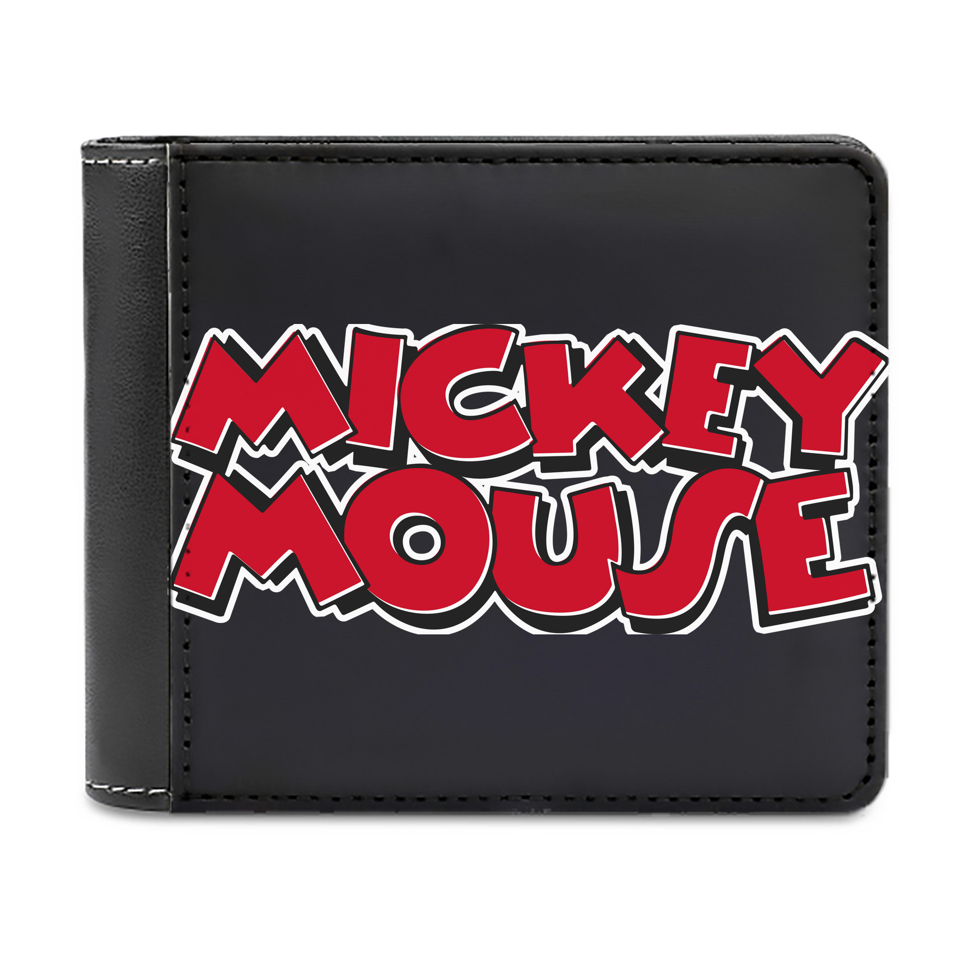 （画像用） ミッキーマウス Mickey Mouse 二つ折り革財布