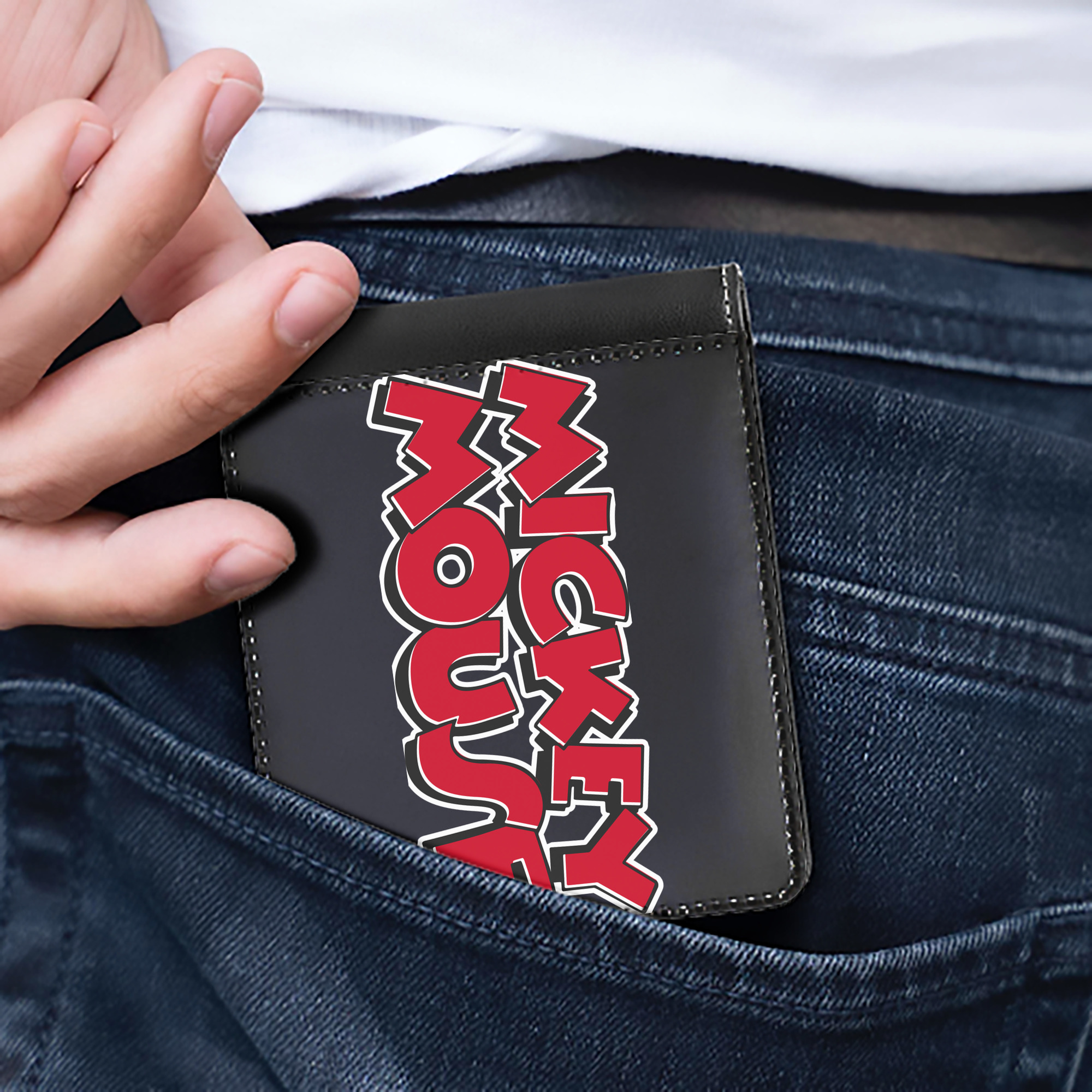 （画像用） ミッキーマウス Mickey Mouse 二つ折り革財布