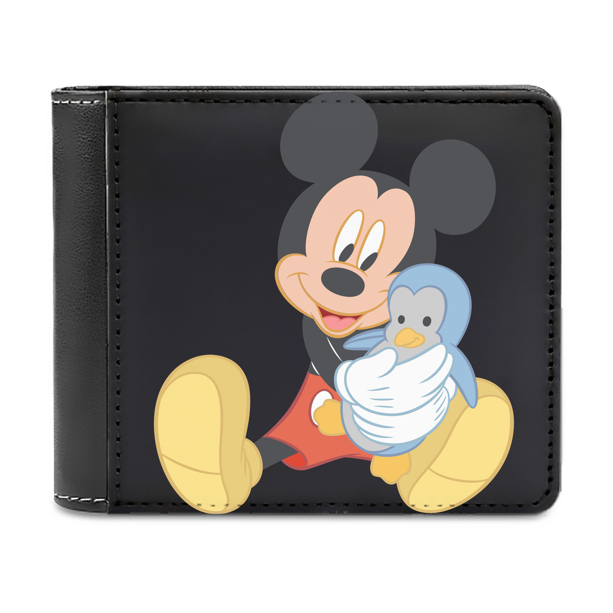 （画像用） ミッキーマウス Mickey Mouse 二つ折り革財布