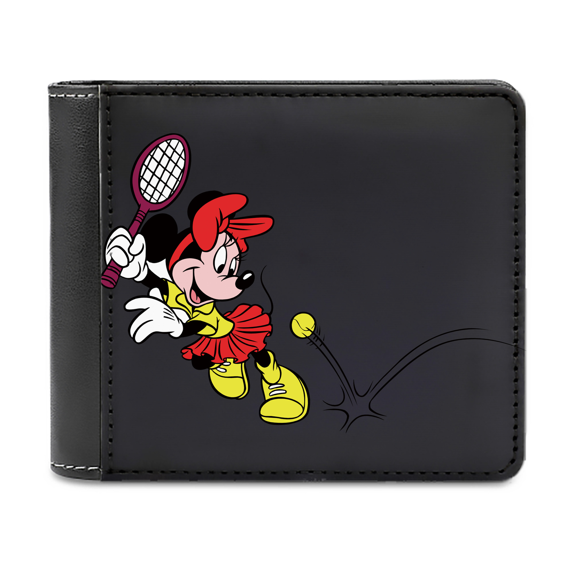 （画像用） ミッキーマウス Mickey Mouse 二つ折り革財布