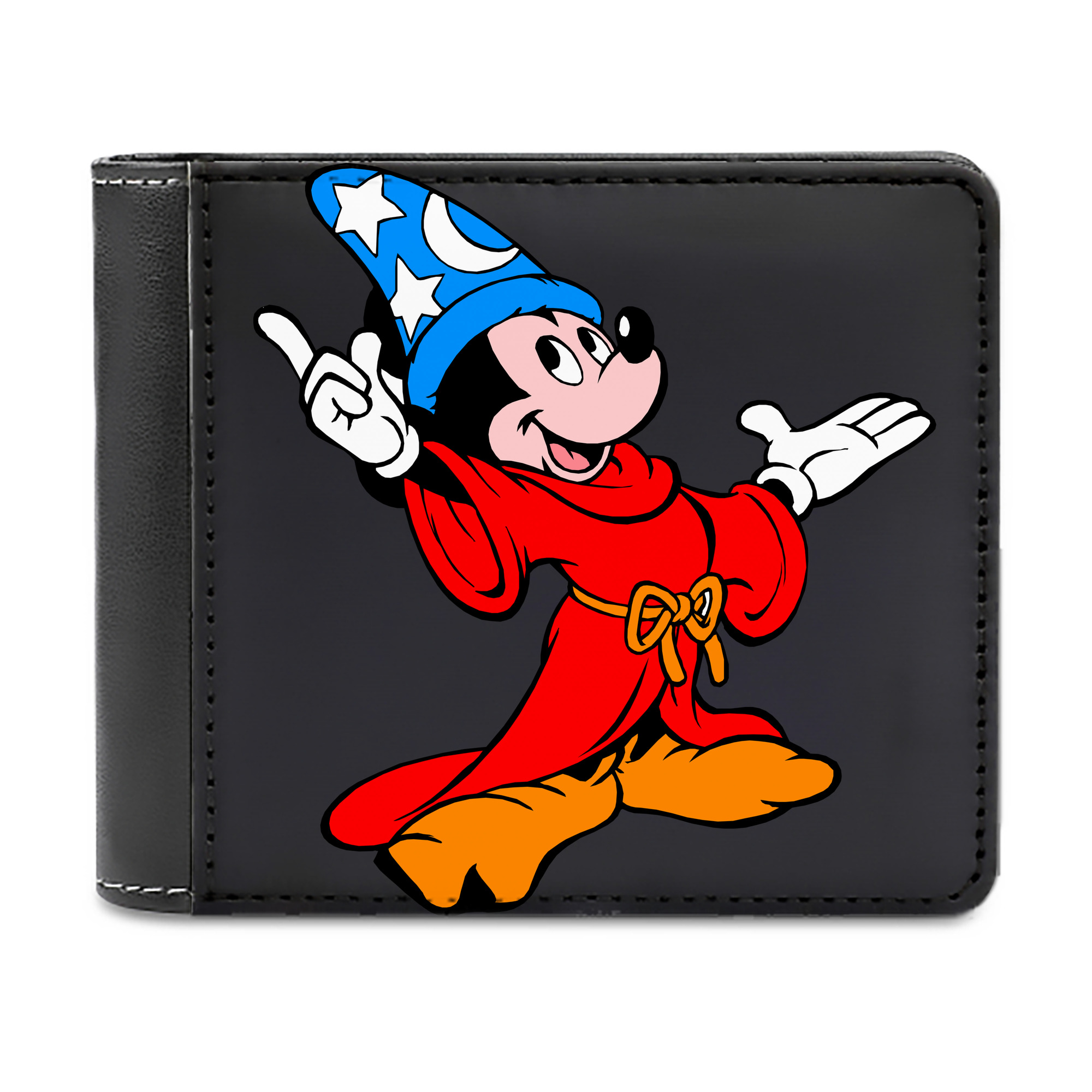 （画像用） ミッキーマウス Mickey Mouse 二つ折り革財布