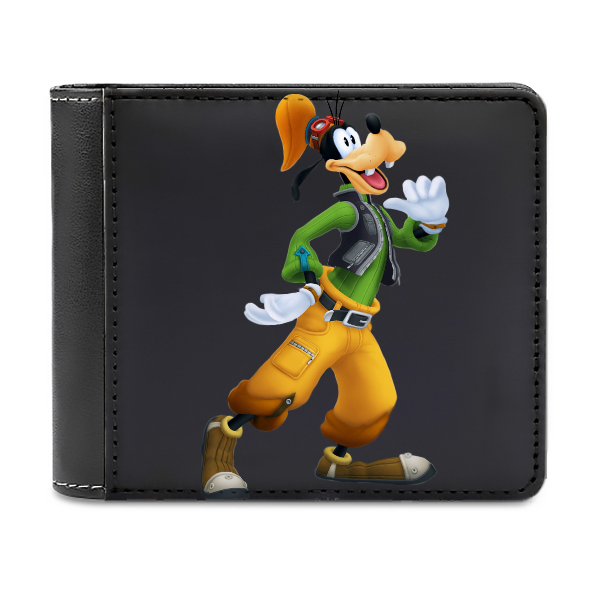 （画像用） ミッキーマウス Mickey Mouse 二つ折り革財布