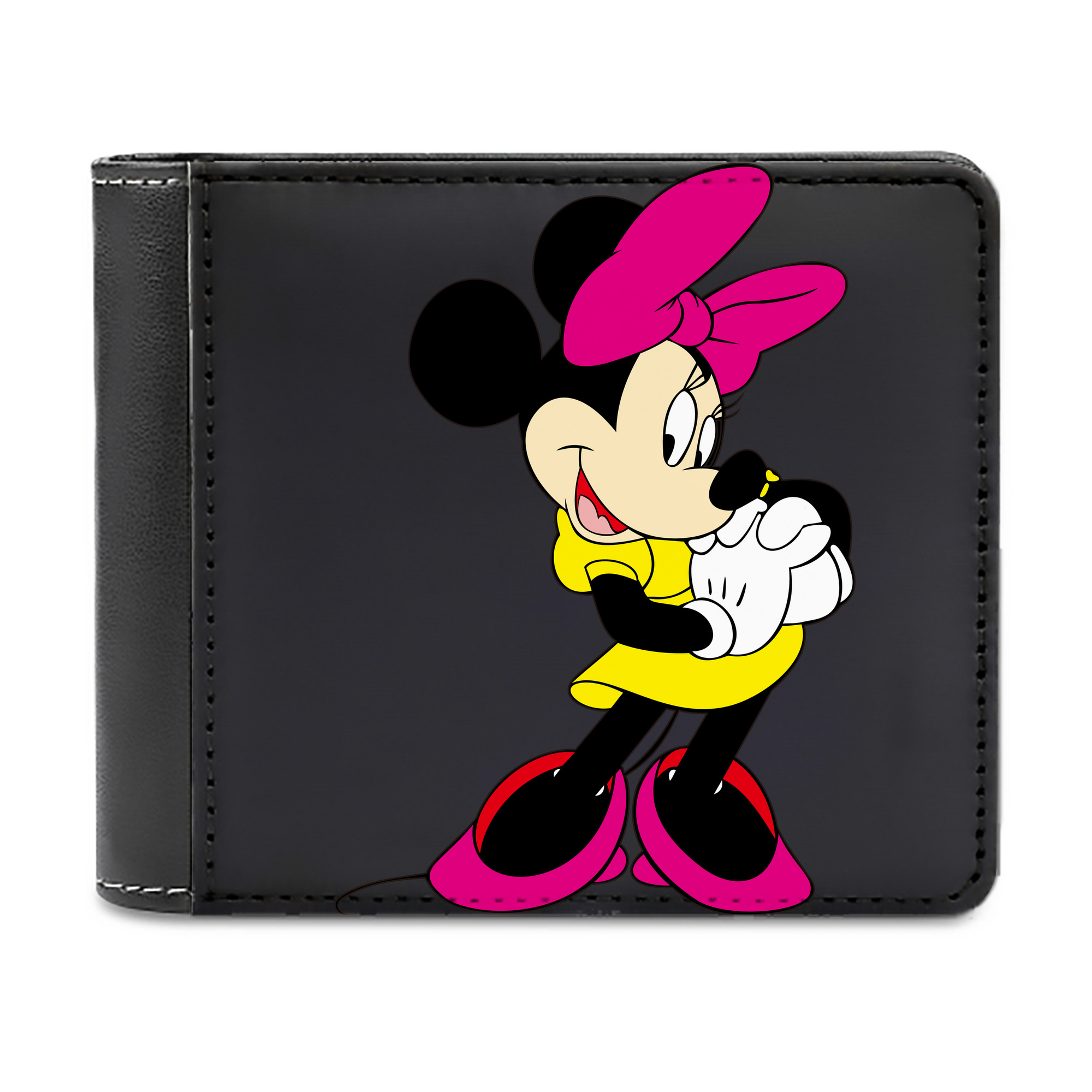 （画像用） ミッキーマウス Mickey Mouse 二つ折り革財布