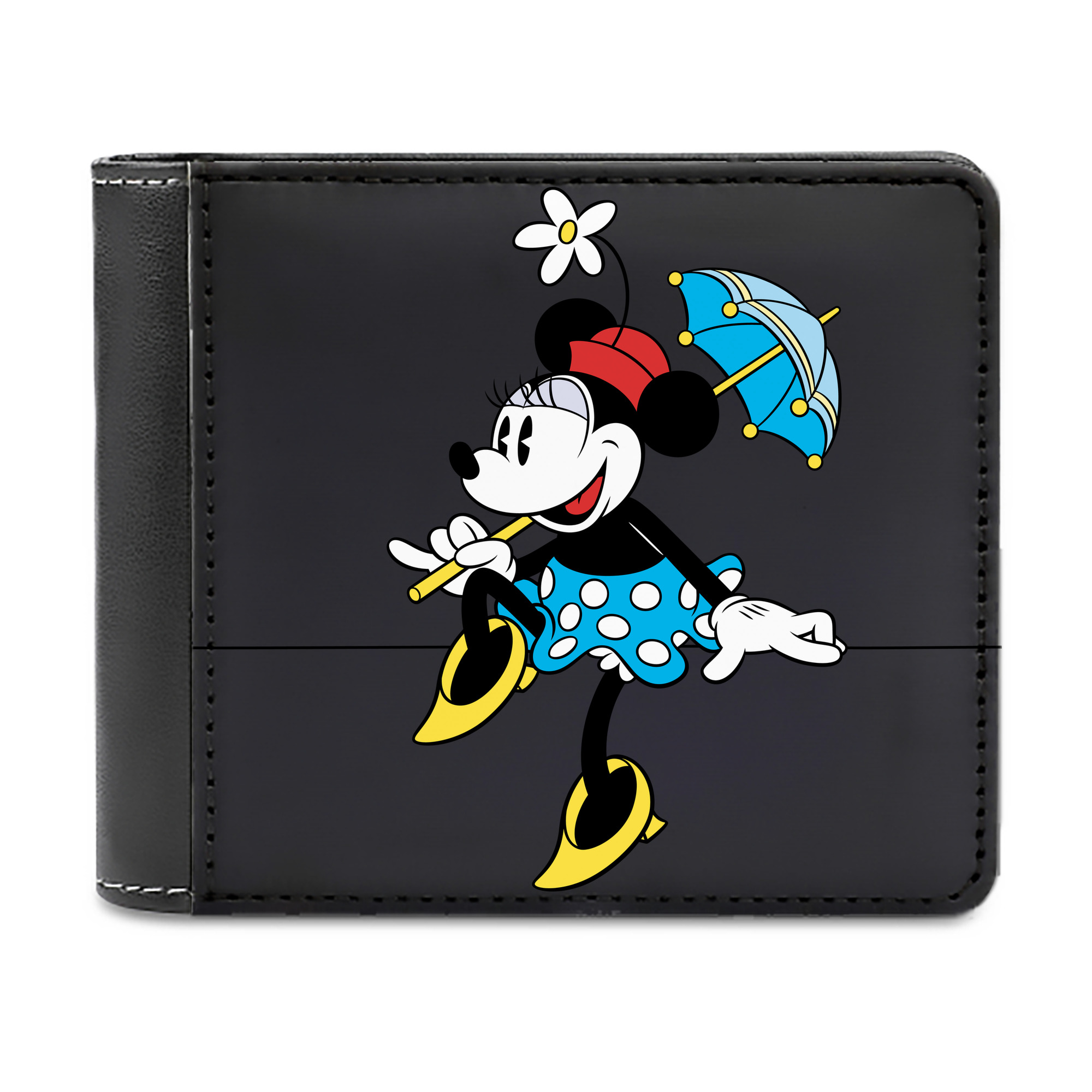 （画像用） ミッキーマウス Mickey Mouse 二つ折り革財布