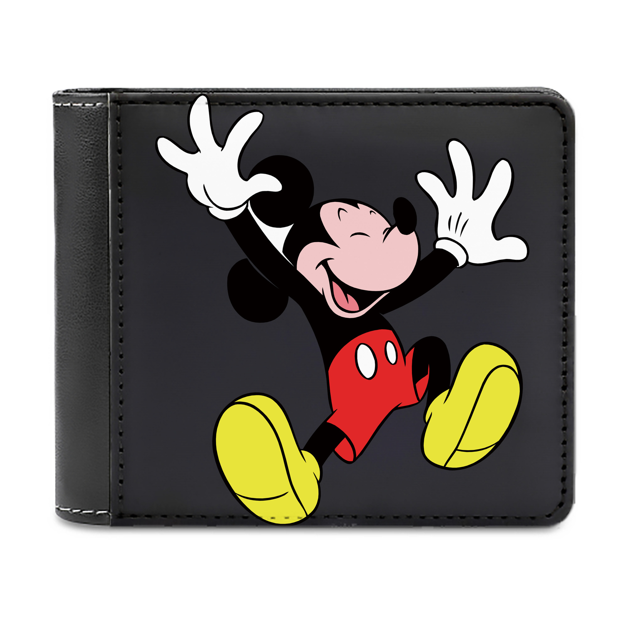 （画像用） ミッキーマウス Mickey Mouse 二つ折り革財布