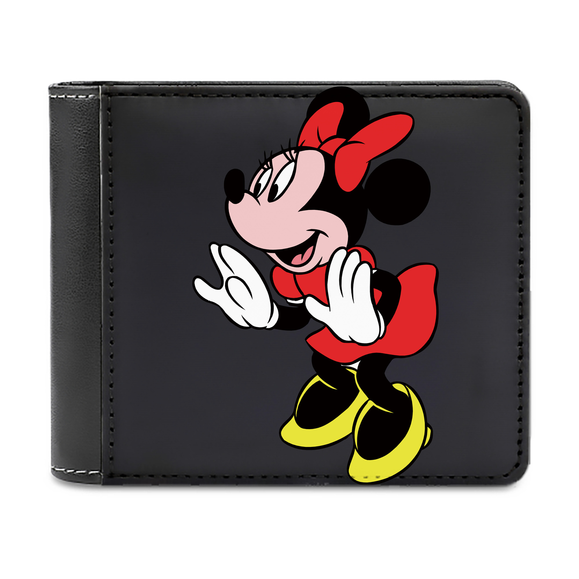 （画像用） ミッキーマウス Mickey Mouse 二つ折り革財布