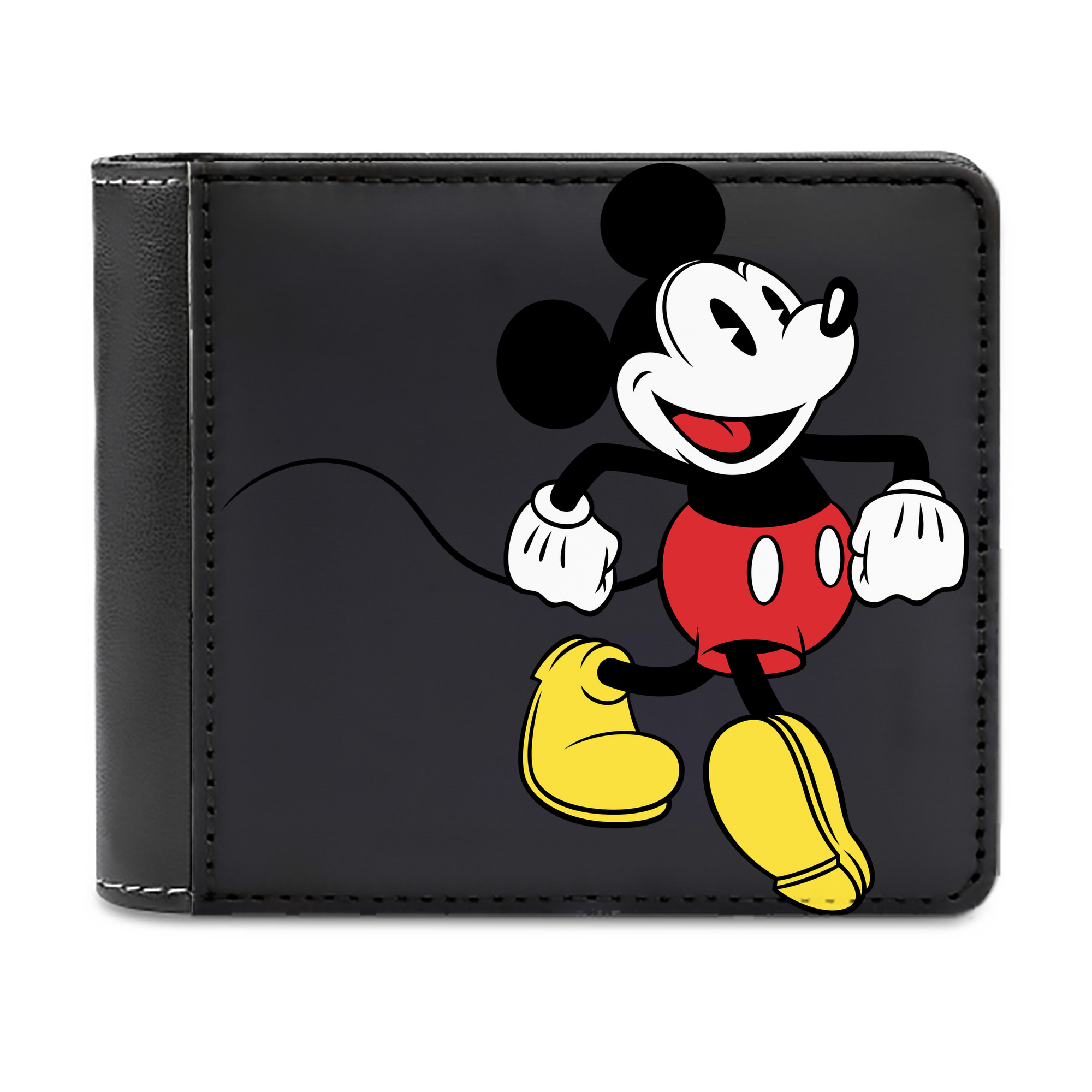 （画像用） ミッキーマウス Mickey Mouse 二つ折り革財布