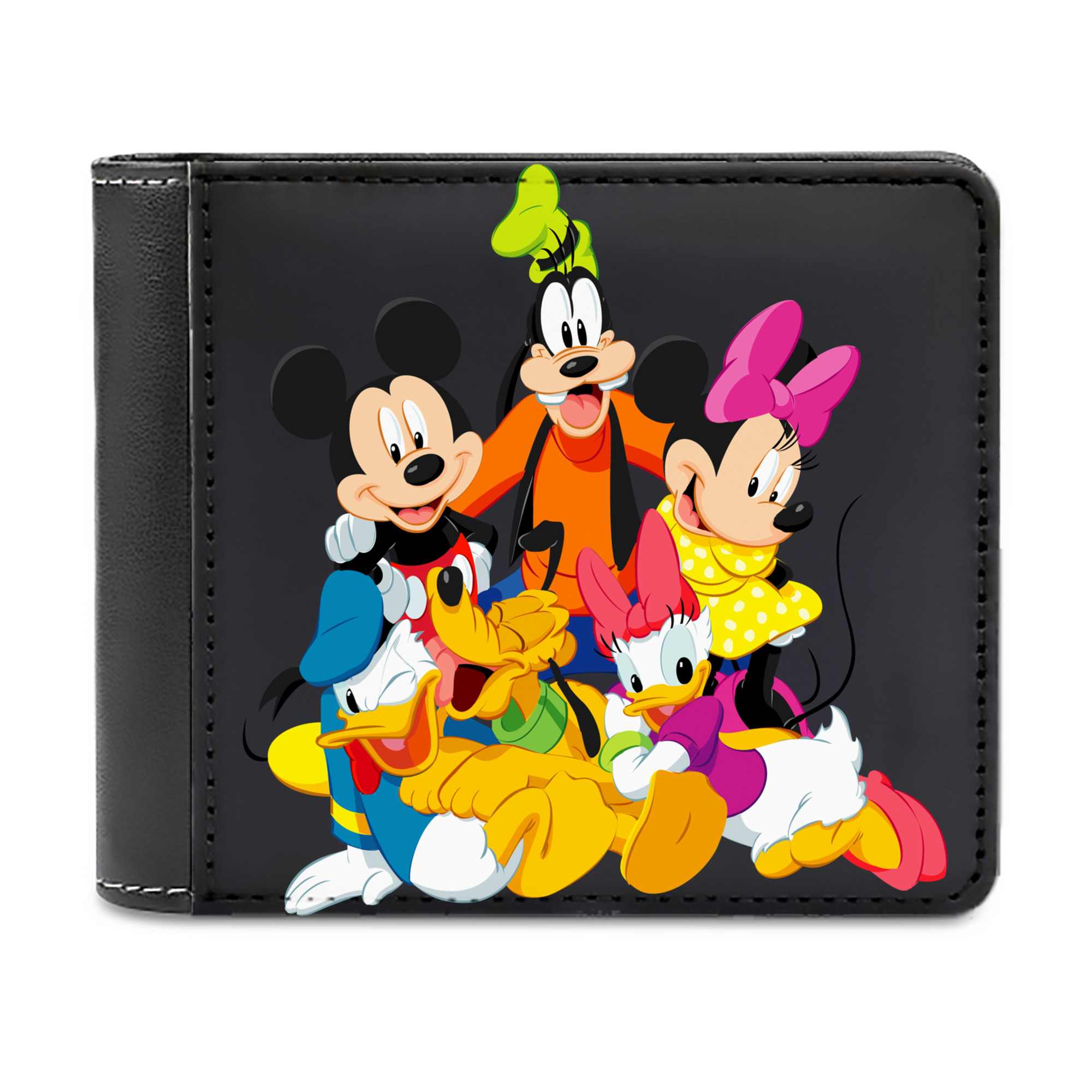 （画像用） ミッキーマウス Mickey Mouse 二つ折り革財布