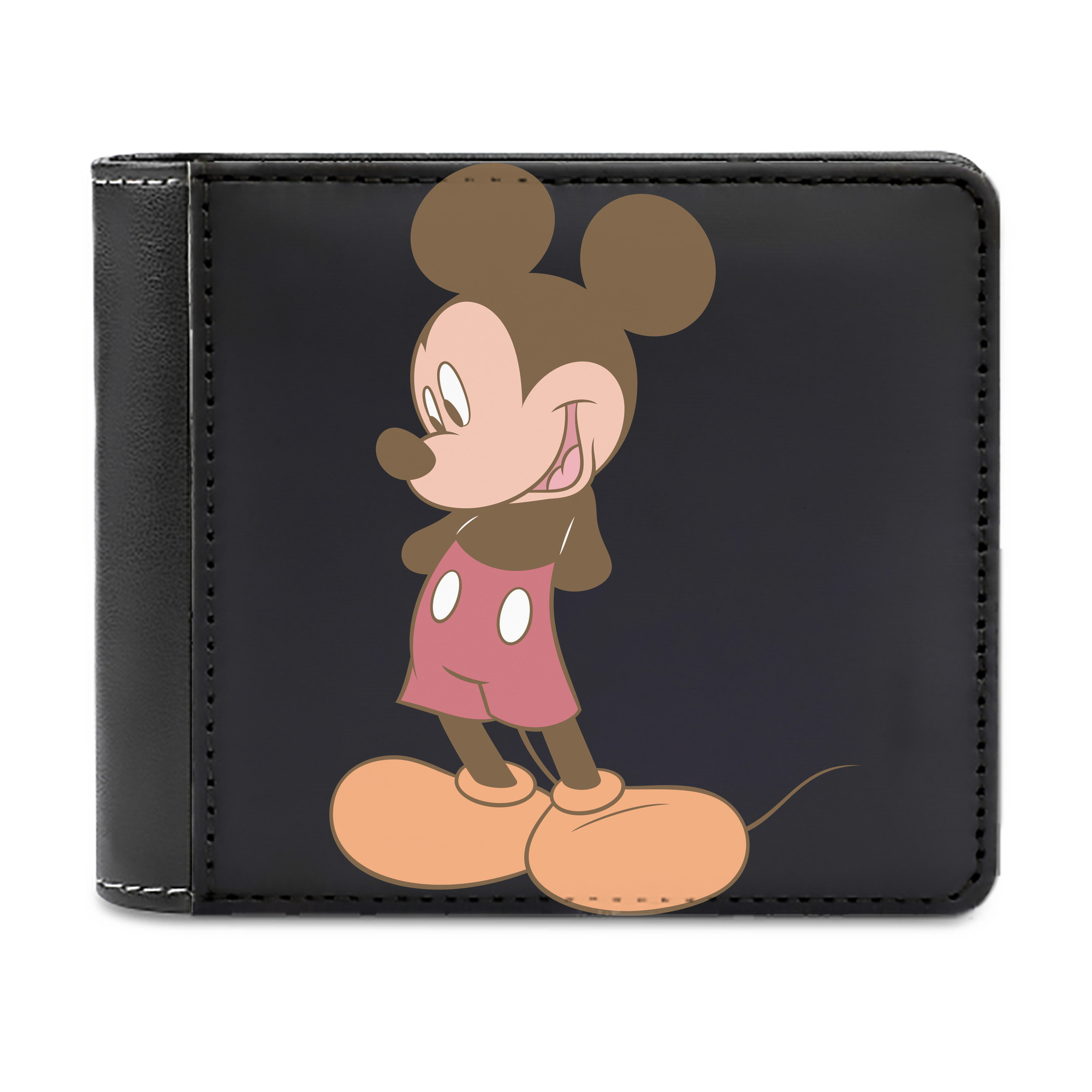 （画像用） ミッキーマウス Mickey Mouse 二つ折り革財布