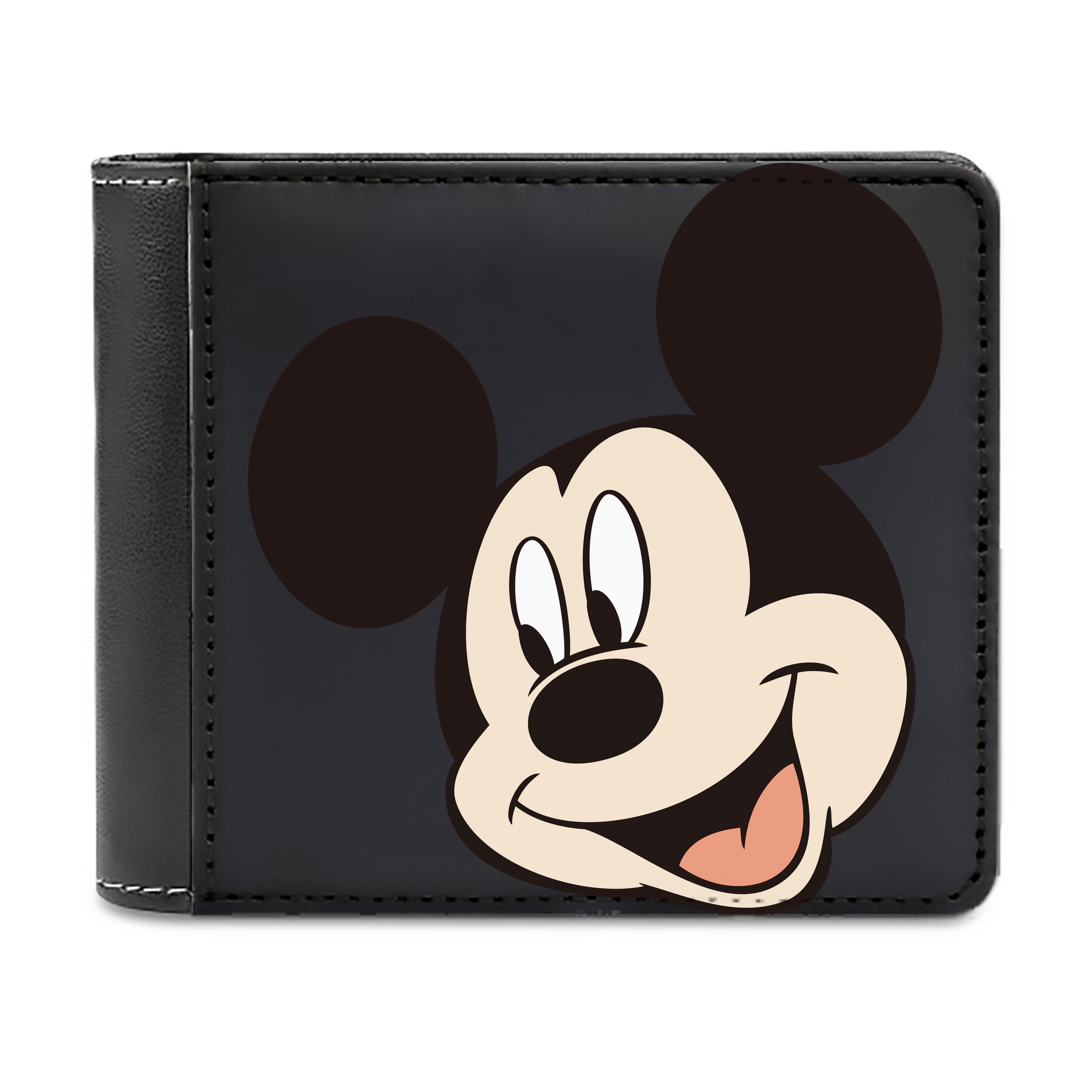 （画像用） ミッキーマウス Mickey Mouse 二つ折り革財布