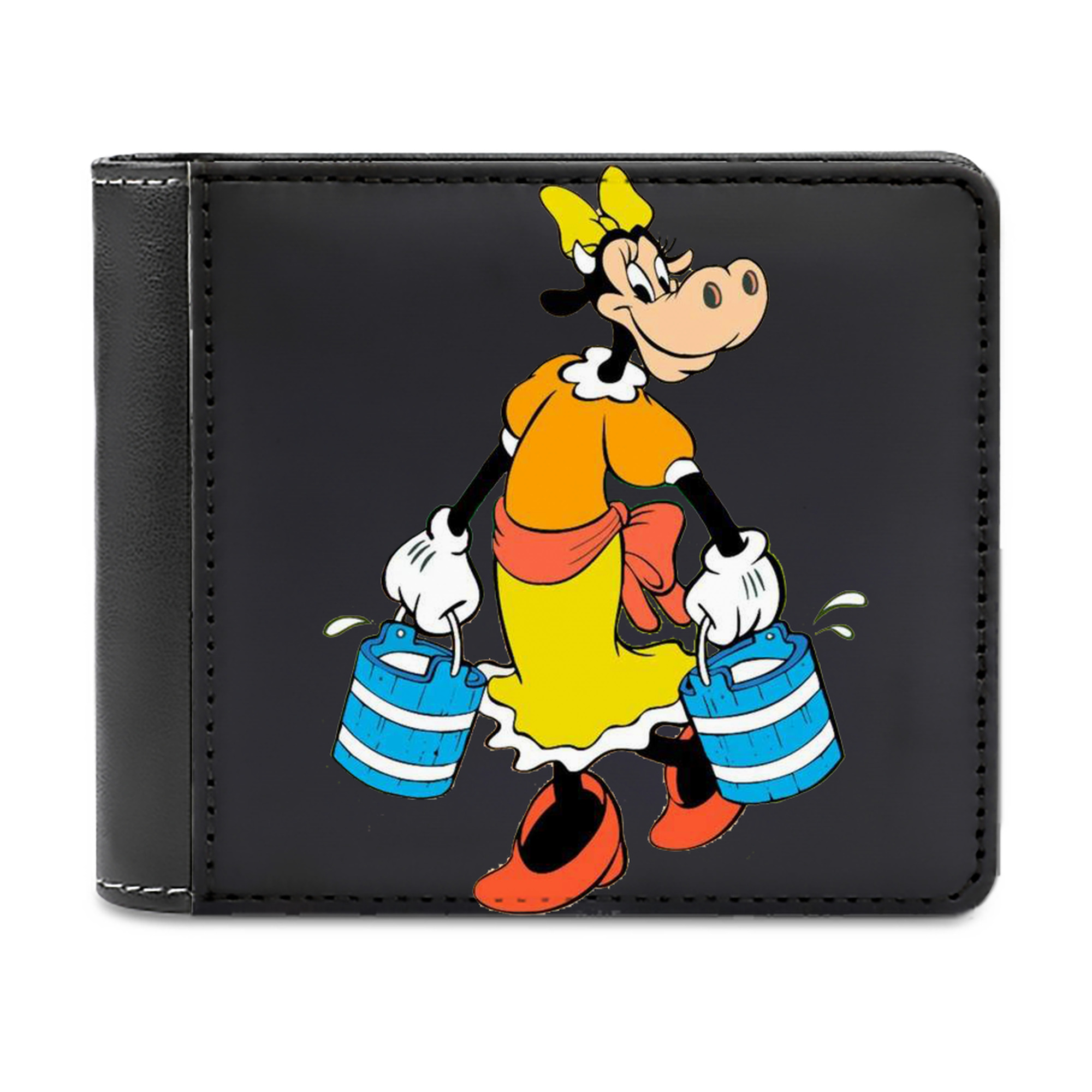 （画像用） ミッキーマウス Mickey Mouse 二つ折り革財布