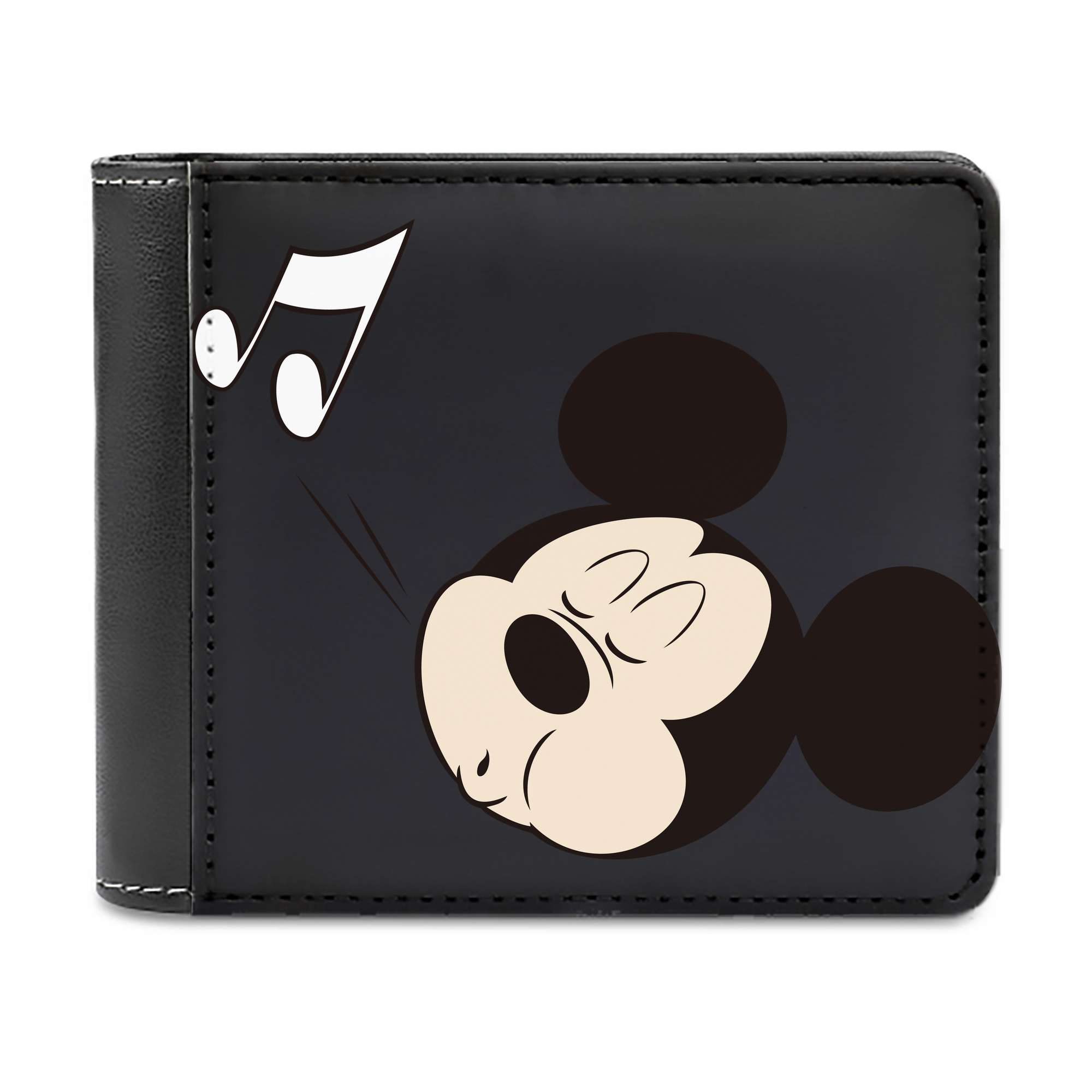 （画像用） ミッキーマウス Mickey Mouse 二つ折り革財布