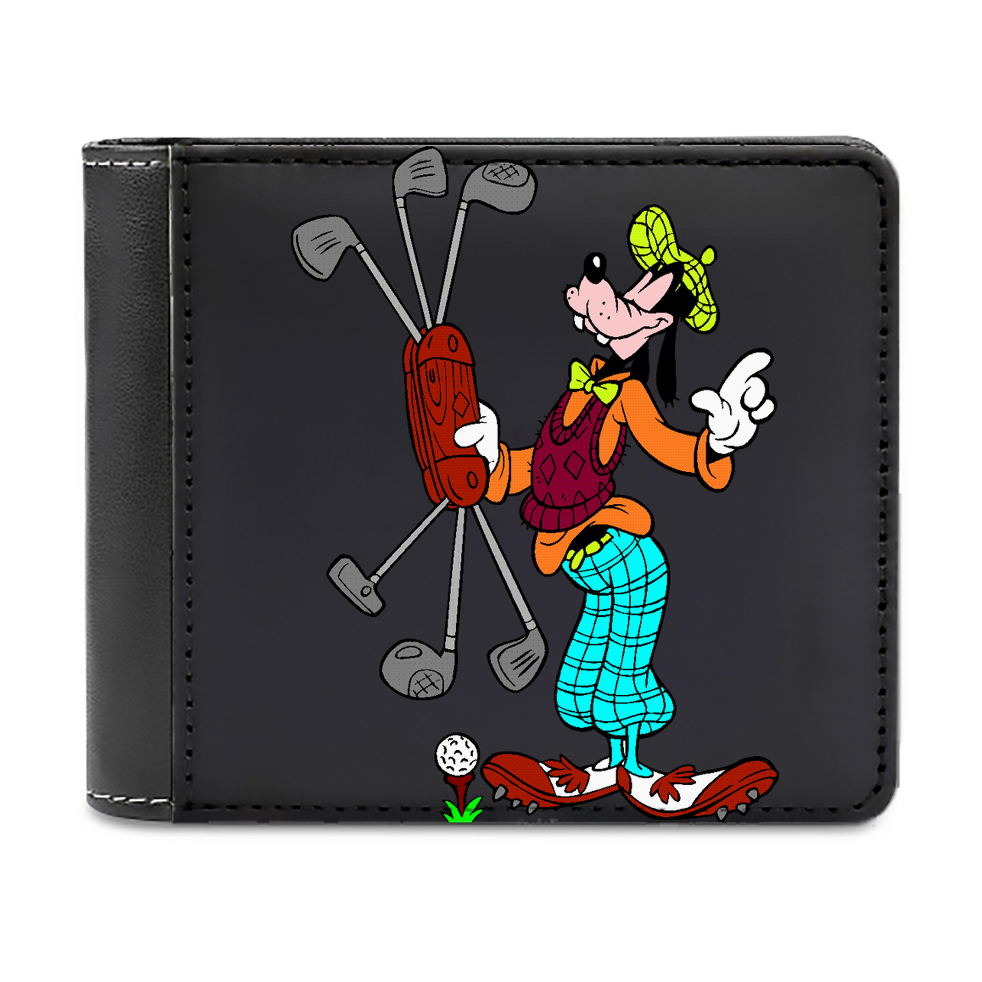 （画像用） ミッキーマウス Mickey Mouse 二つ折り革財布