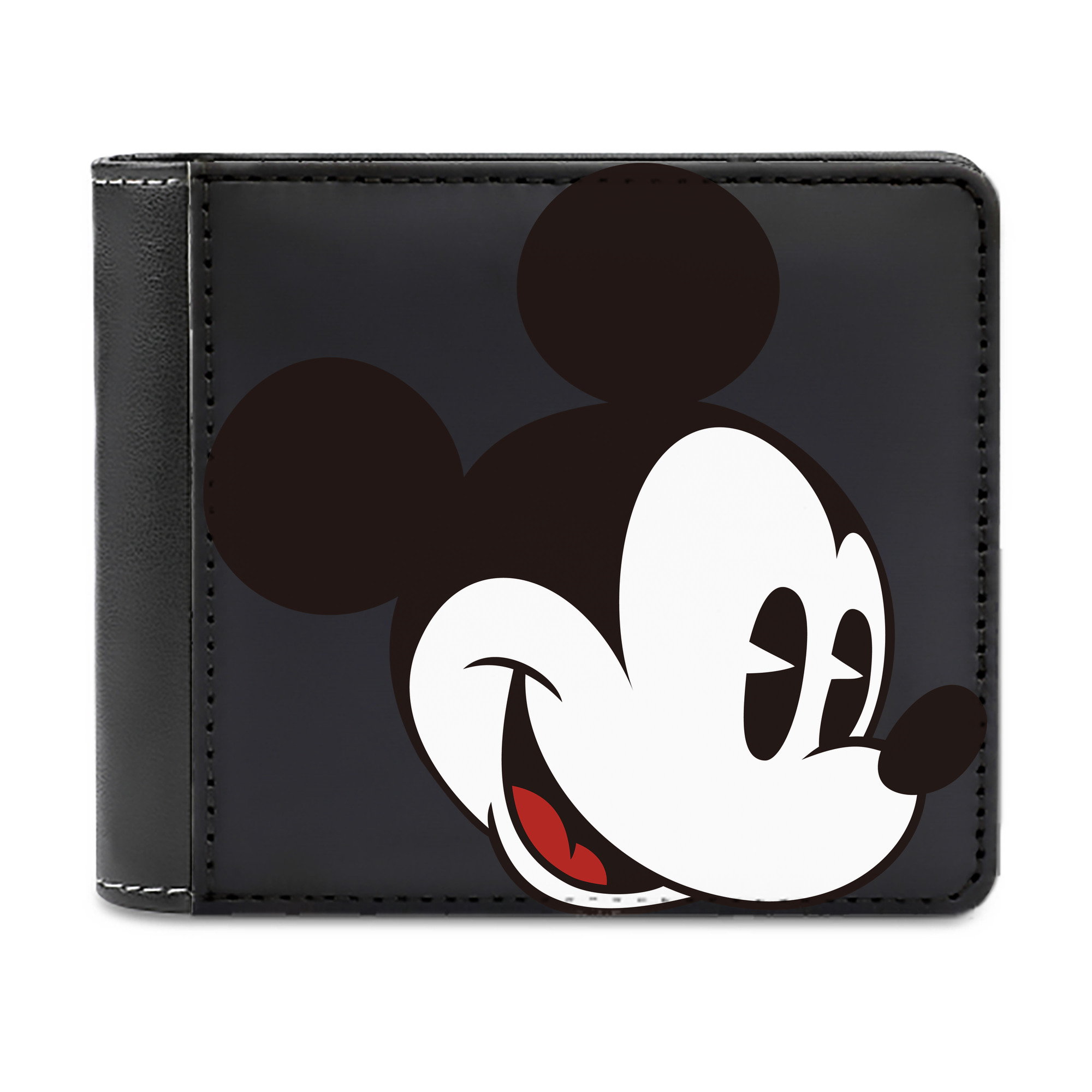 （画像用） ミッキーマウス Mickey Mouse 二つ折り革財布
