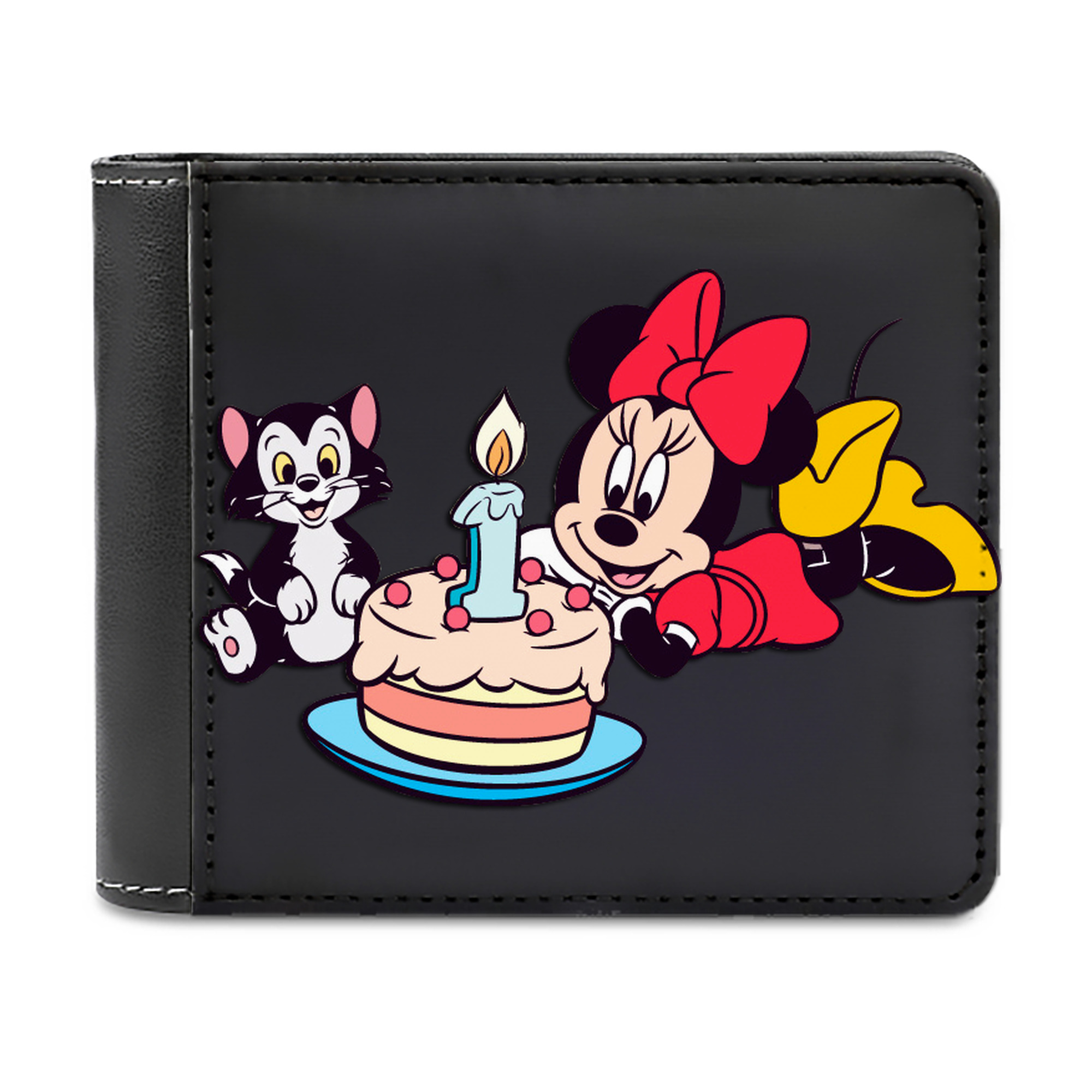 （画像用） ミッキーマウス Mickey Mouse 二つ折り革財布