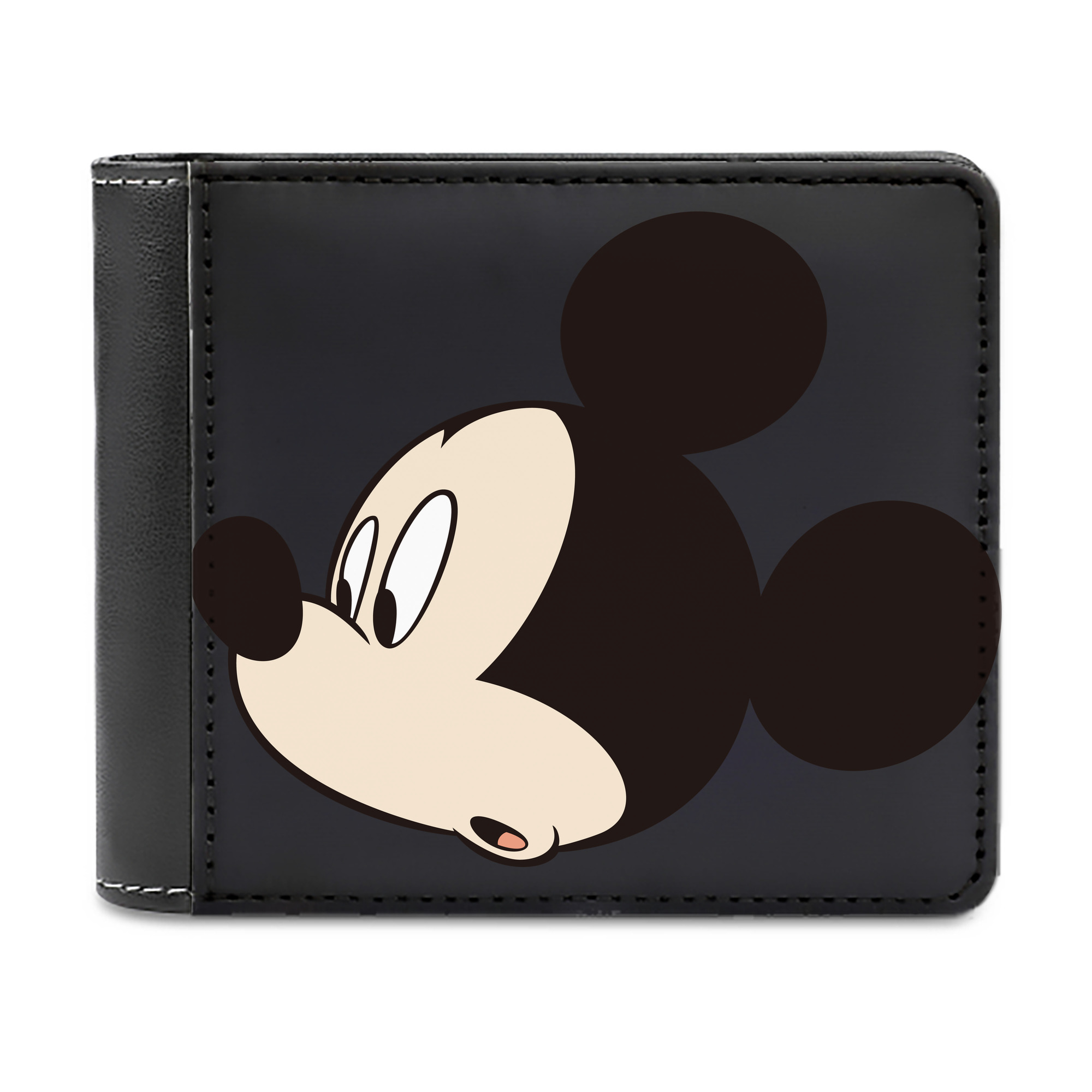 （画像用） ミッキーマウス Mickey Mouse 二つ折り革財布
