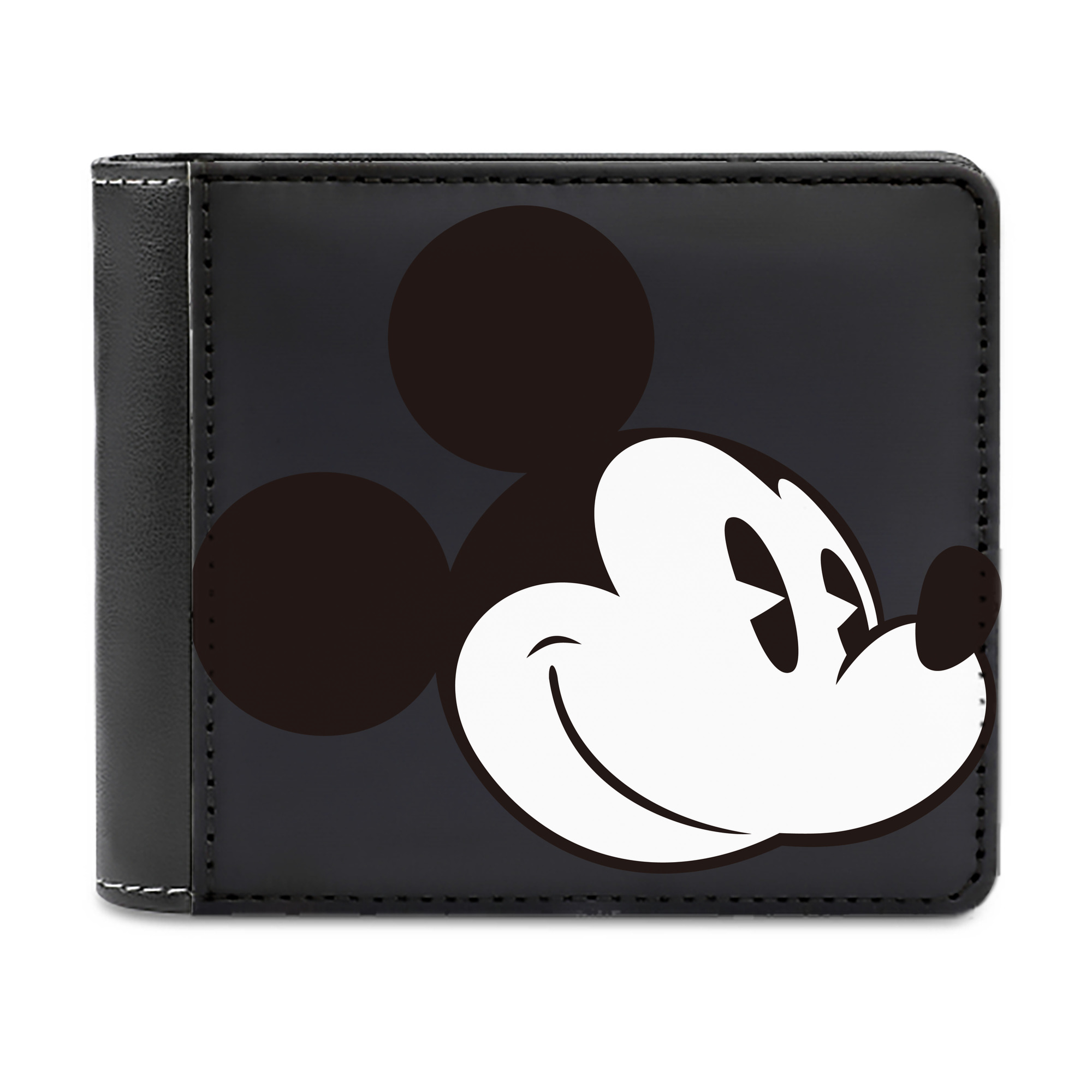 （画像用） ミッキーマウス Mickey Mouse 二つ折り革財布