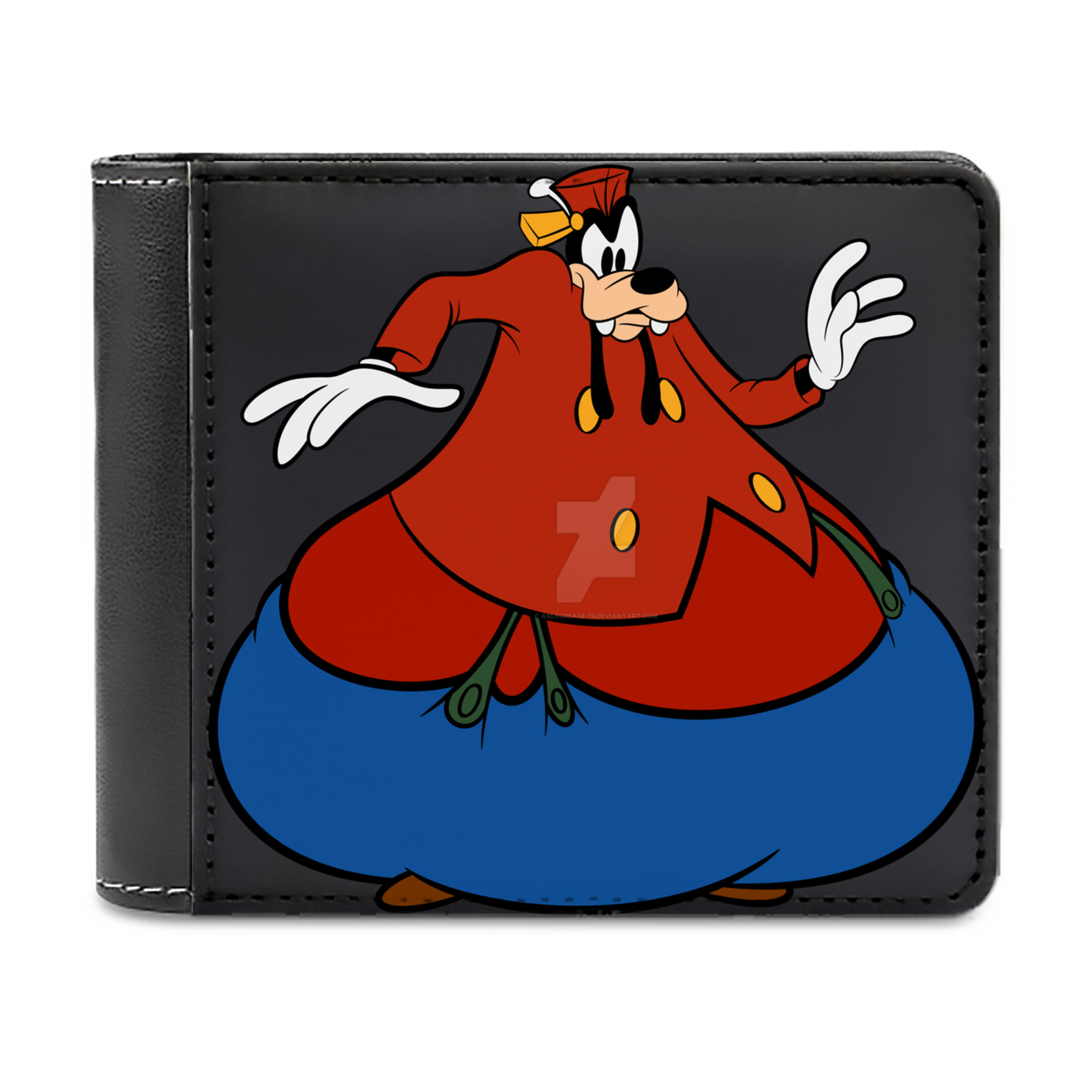 （画像用） ミッキーマウス Mickey Mouse 二つ折り革財布
